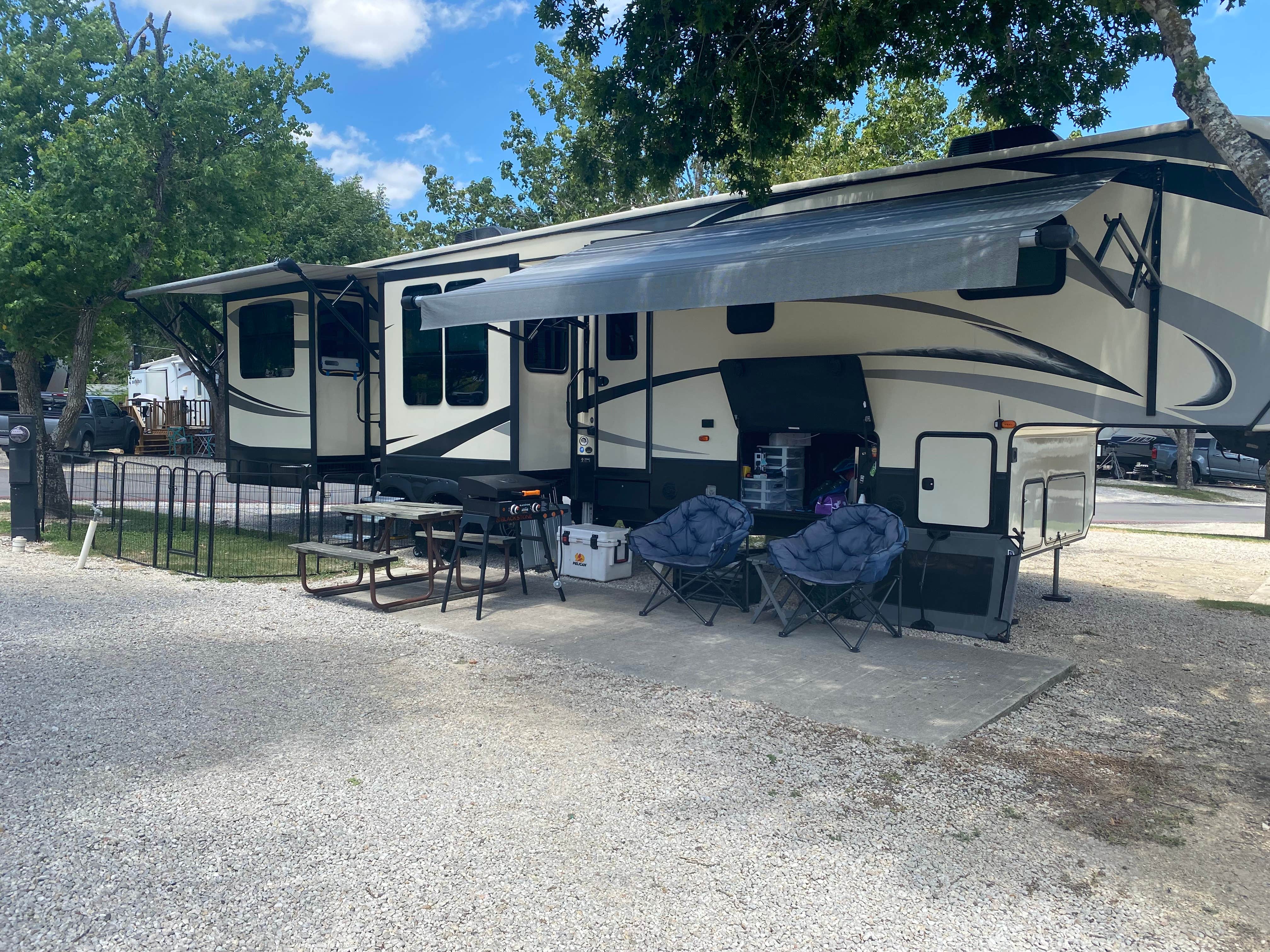 Melissa H.'s photo at Hill Country RV Resort & Cottage Rentals near Seguin, TX