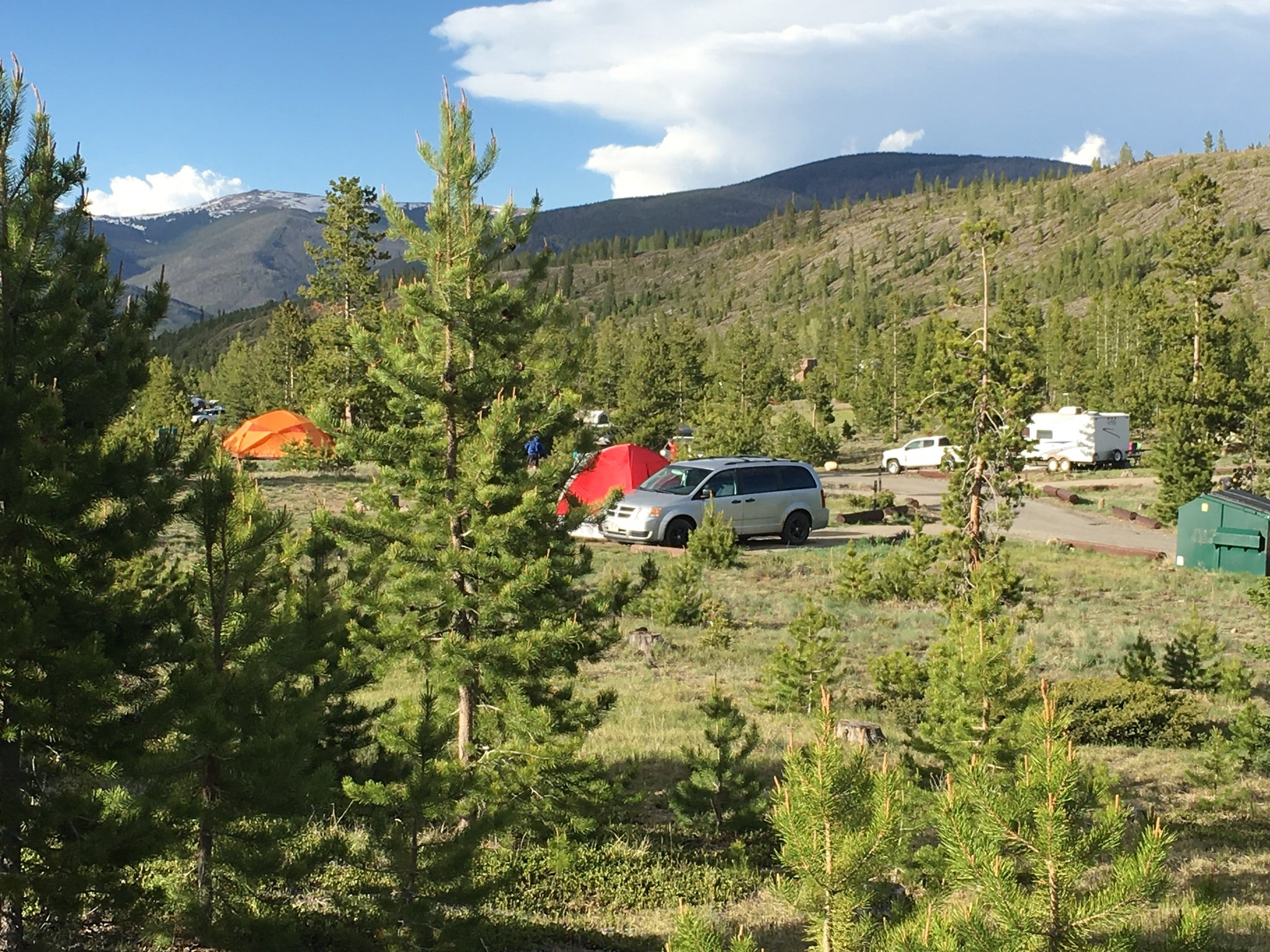 Beautiful, large campsites 