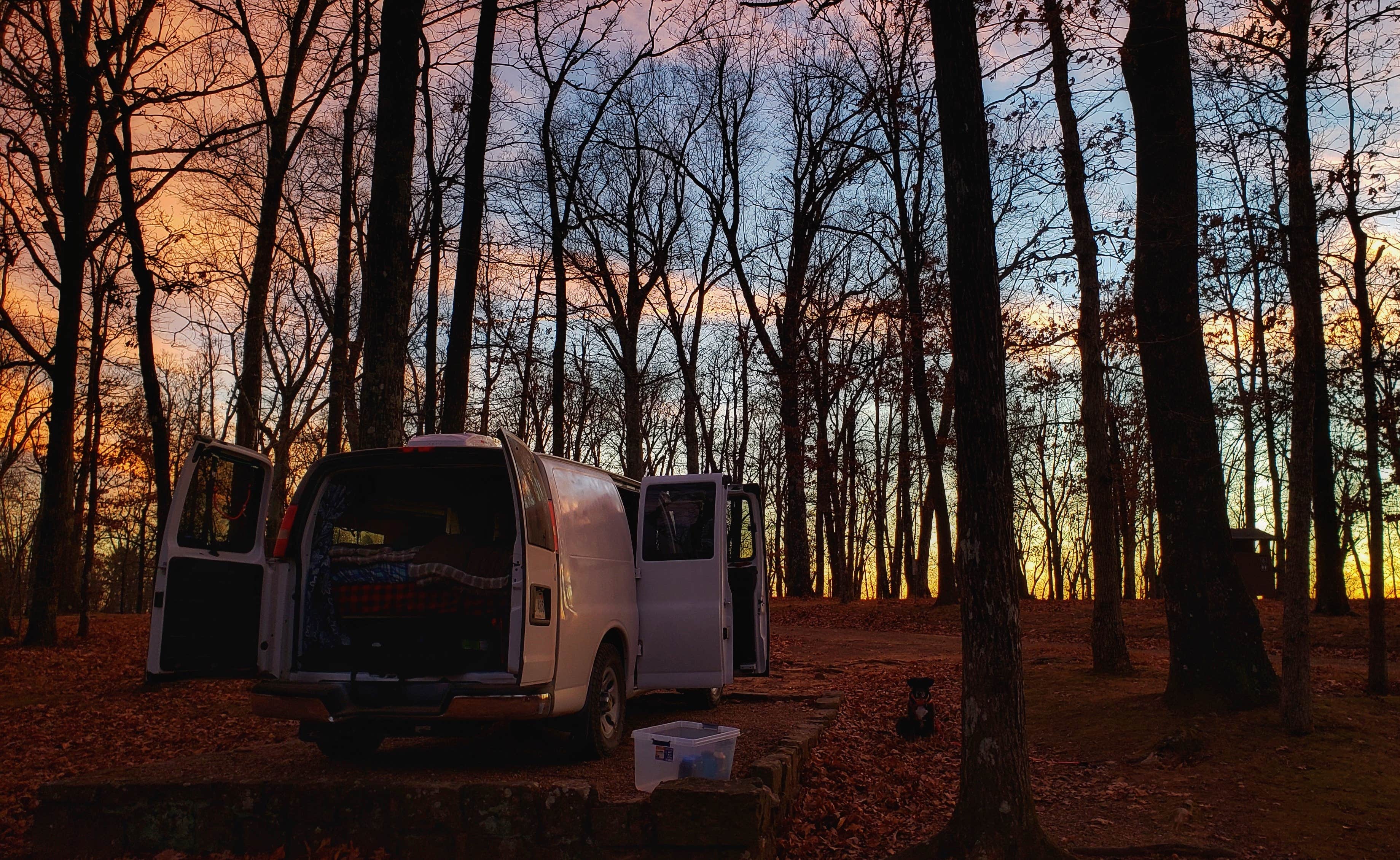 Fred S.'s photo of rv camping at White Rock Mountain Recreation Area near Combs, AR