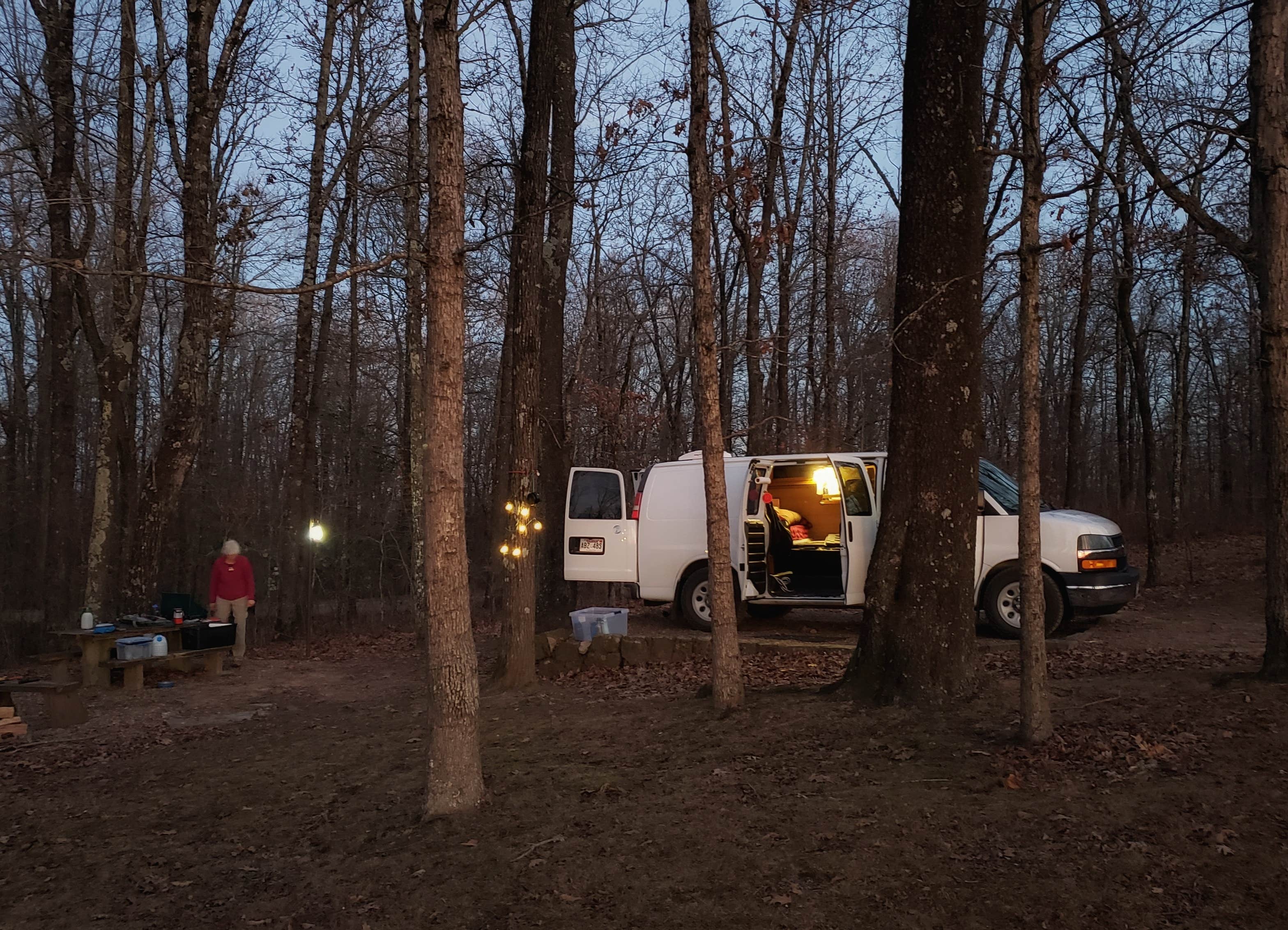 Fred S.'s photo of rv camping at White Rock Mountain Recreation Area near Ozark Lake