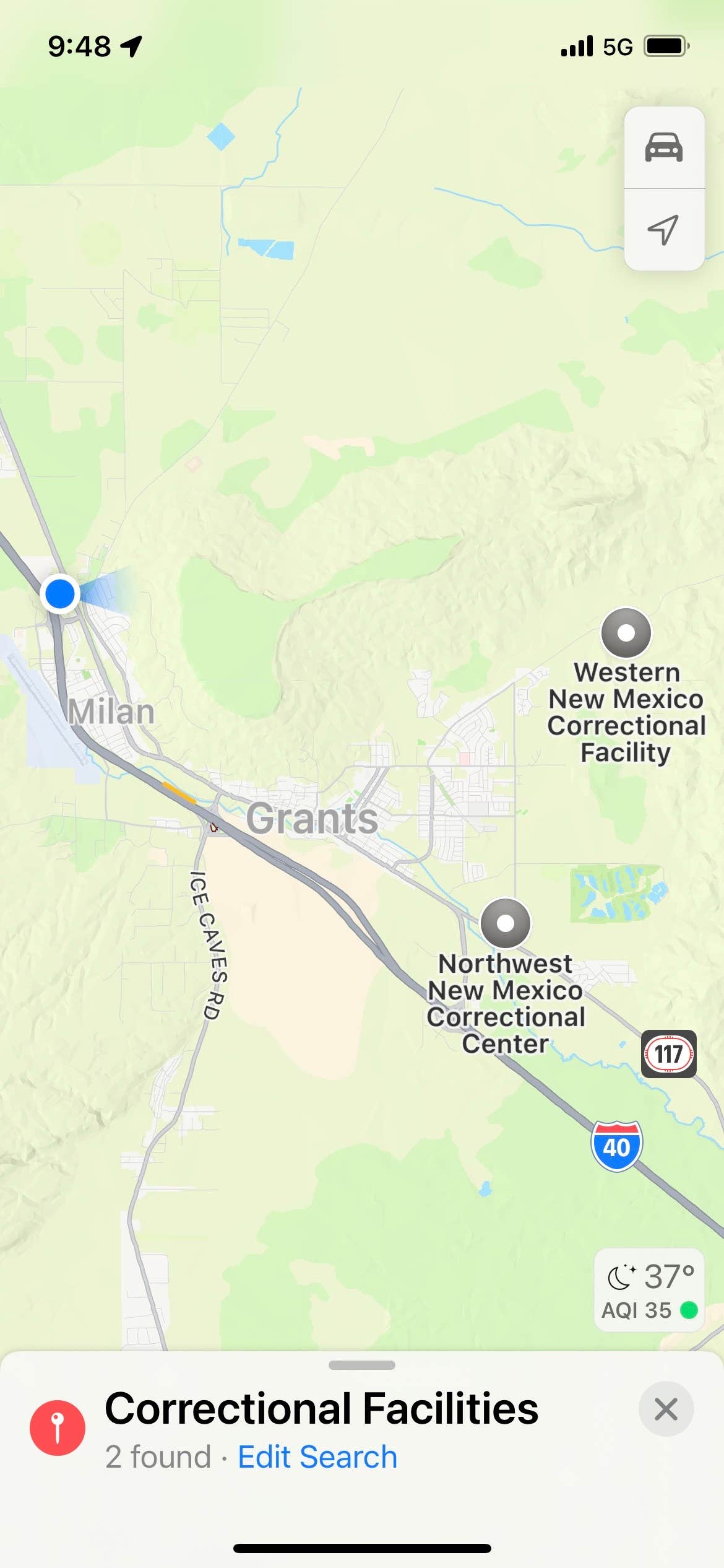 Camper-submitted photo at Bar S RV Park near Prewitt, NM