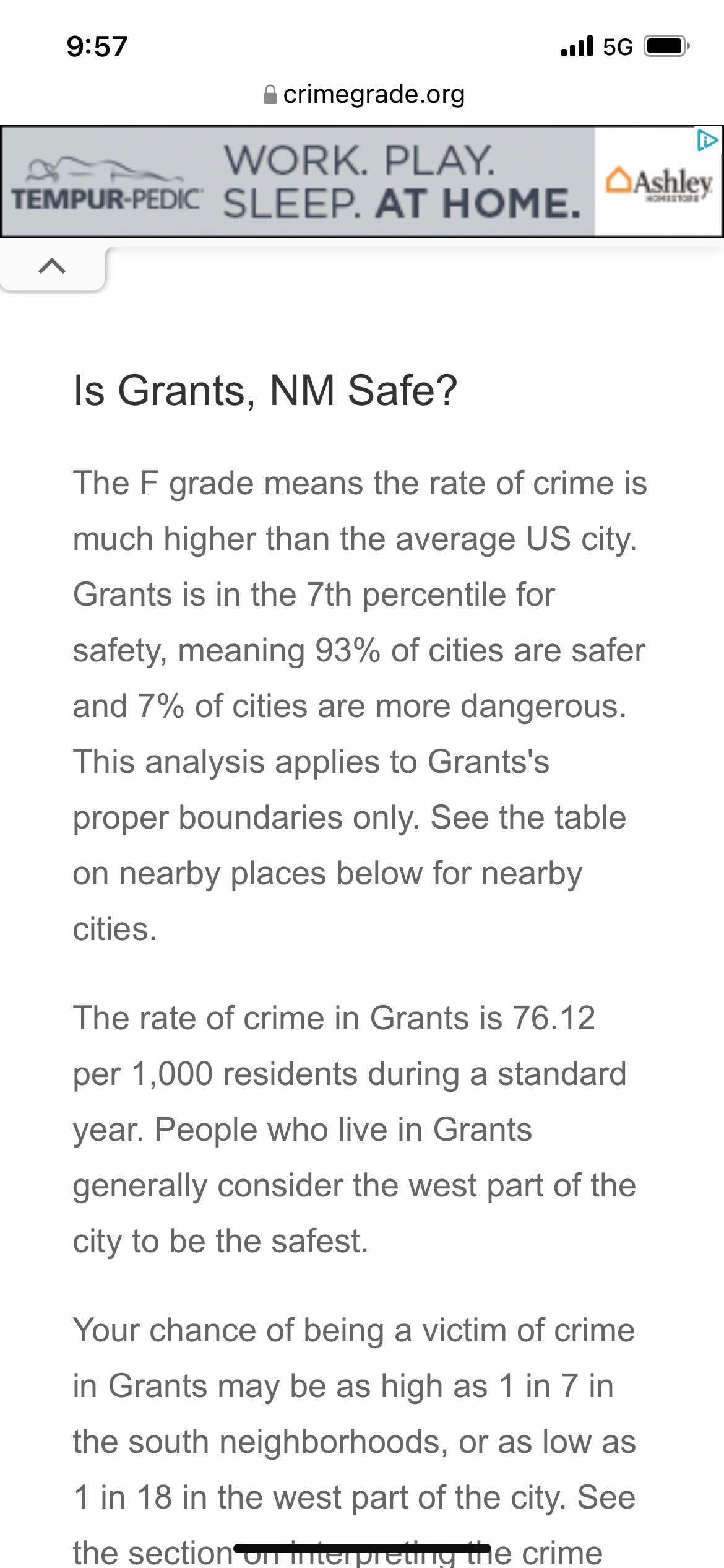 Camper-submitted photo at Bar S RV Park near Prewitt, NM