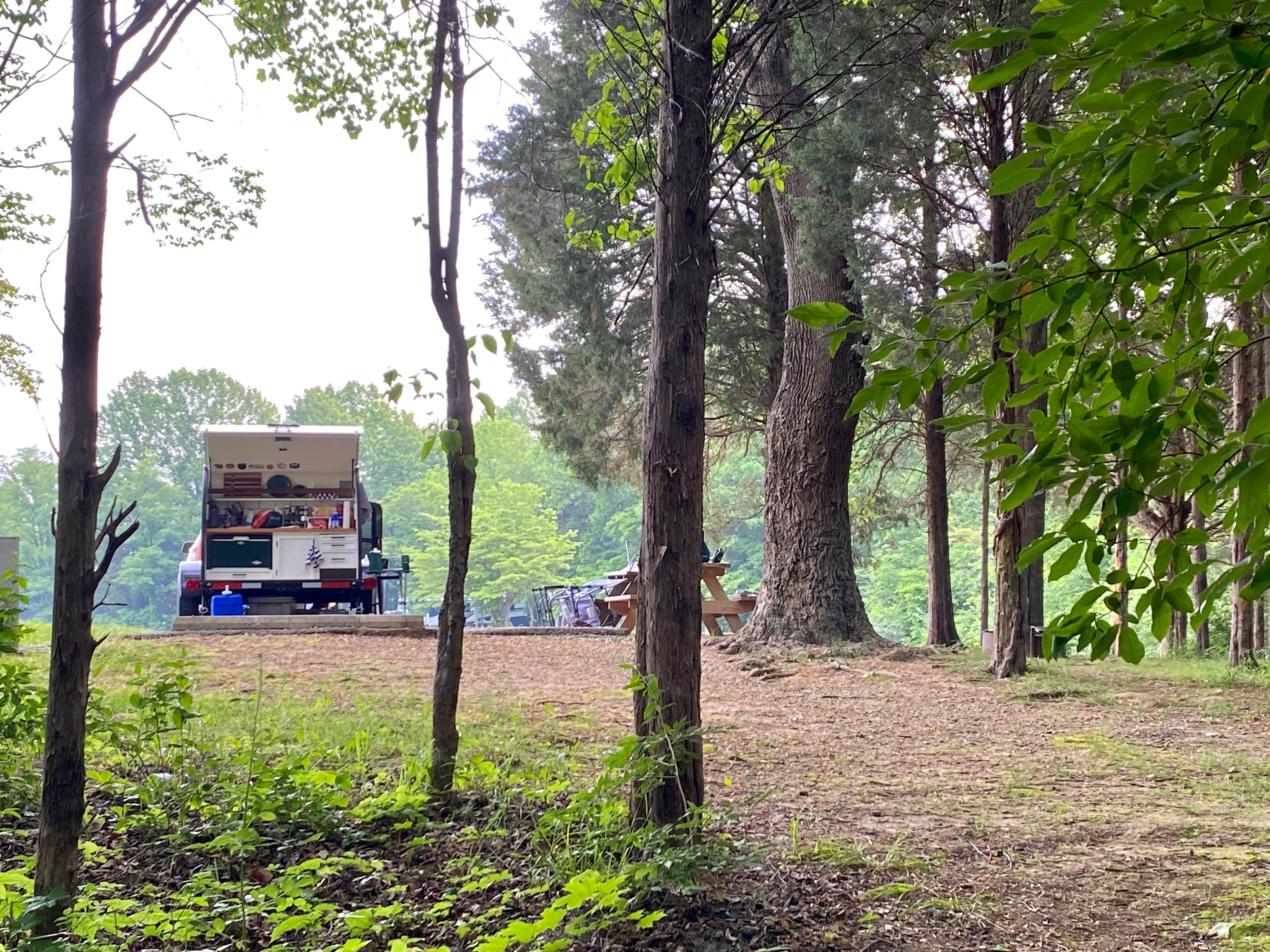 Steve D.'s photo of rv camping at Patoka Lake Campground near Campbellsburg, IN