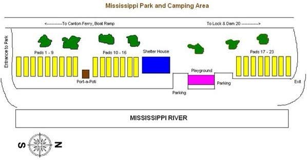 Camper-submitted photo at Canton City River Park near La Grange, MO