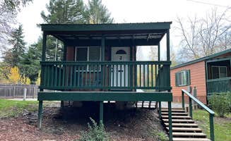 Jess I.'s photo of a cabin at Giant Redwoods RV & Cabin Destination near Blue Lake, CA