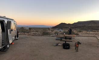 Paula P.'s photo of camping with pets at Hole In The Wall Campground — Mojave National Preserve near Laughlin, NV