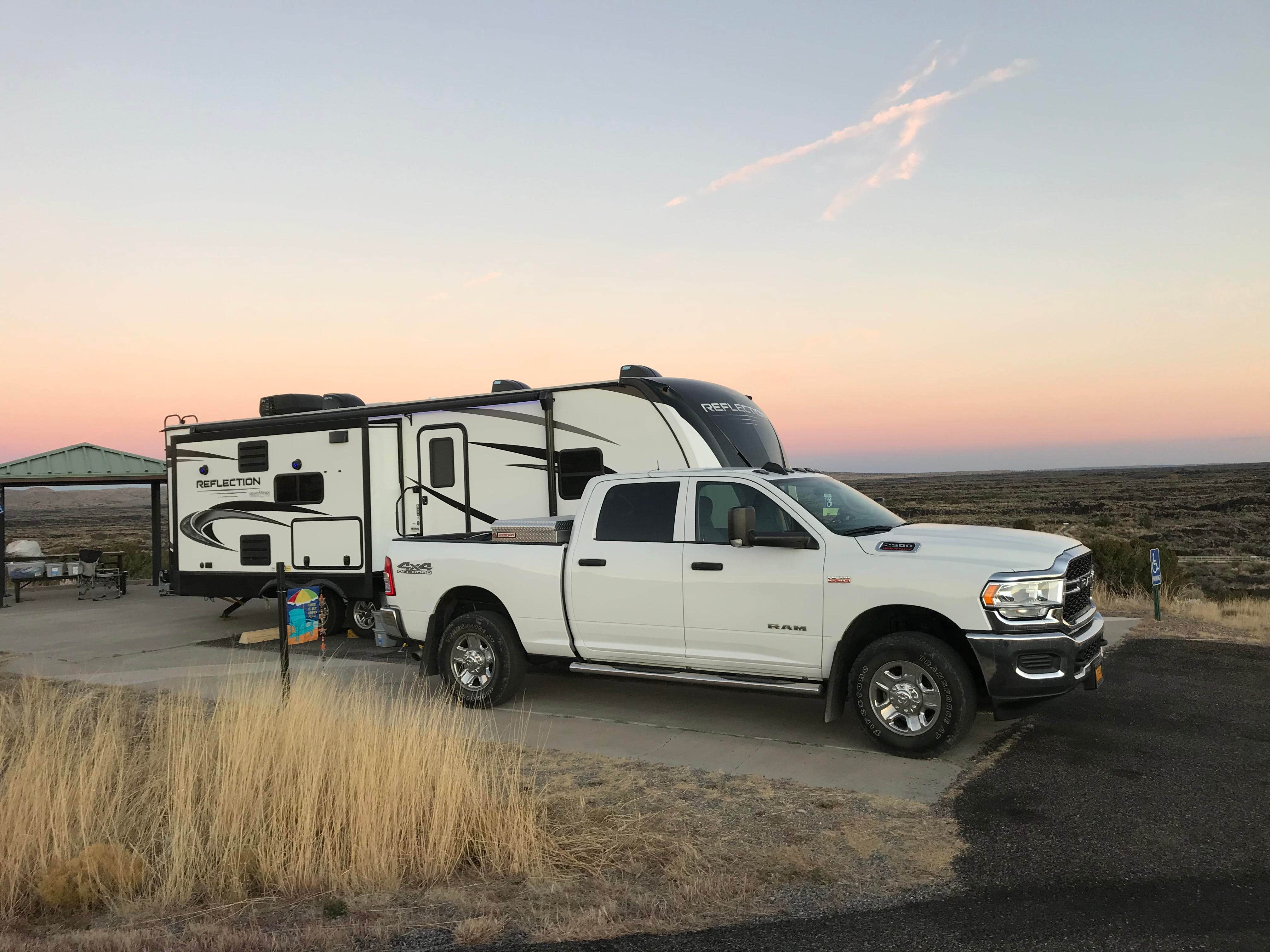 Dave G.'s photo of rv camping at Valley Of Fires Recreation Area near Luna, NM