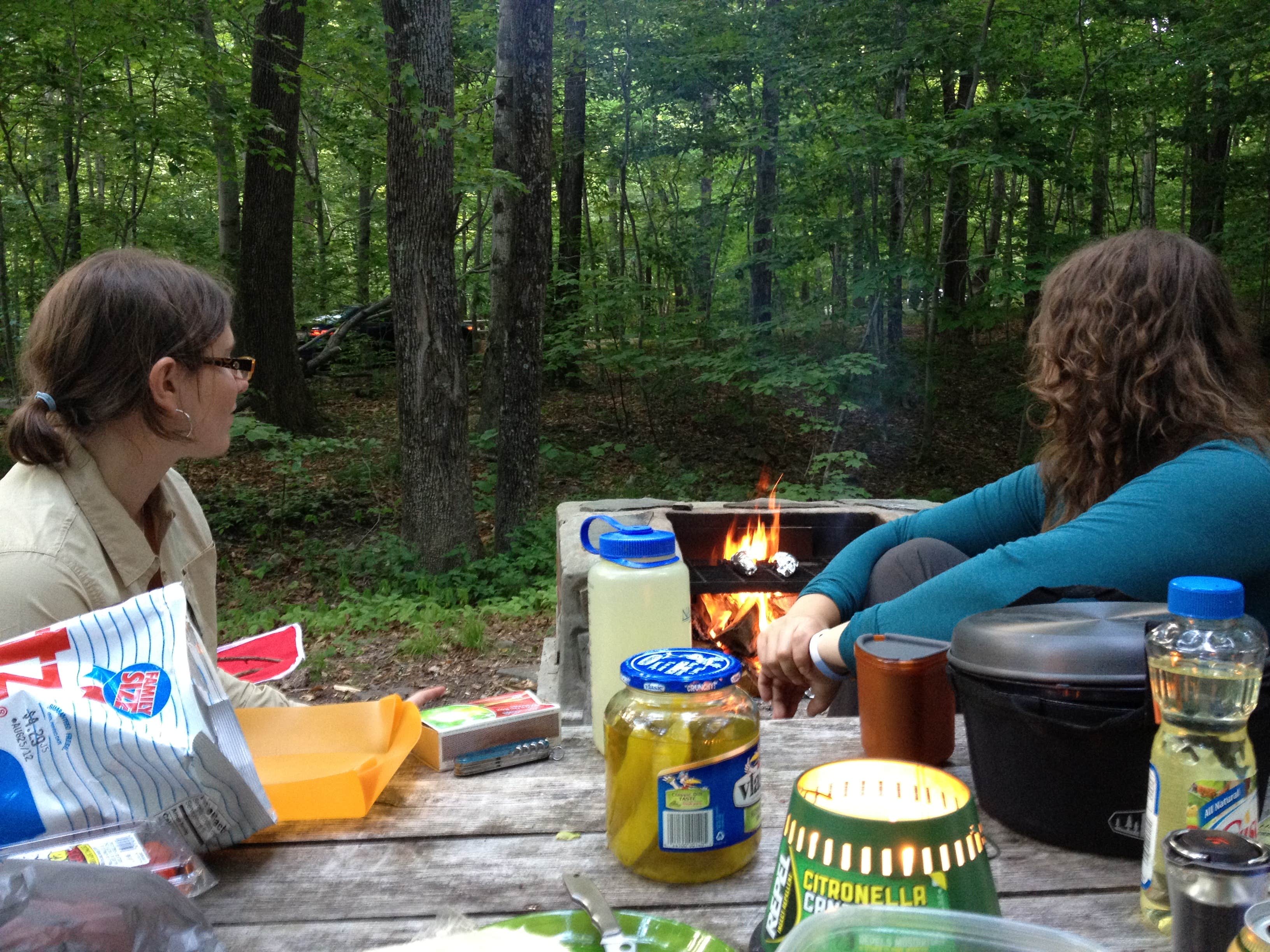 Becky G.'s photo at Devil's Tombstone Campground near Hensonville, NY