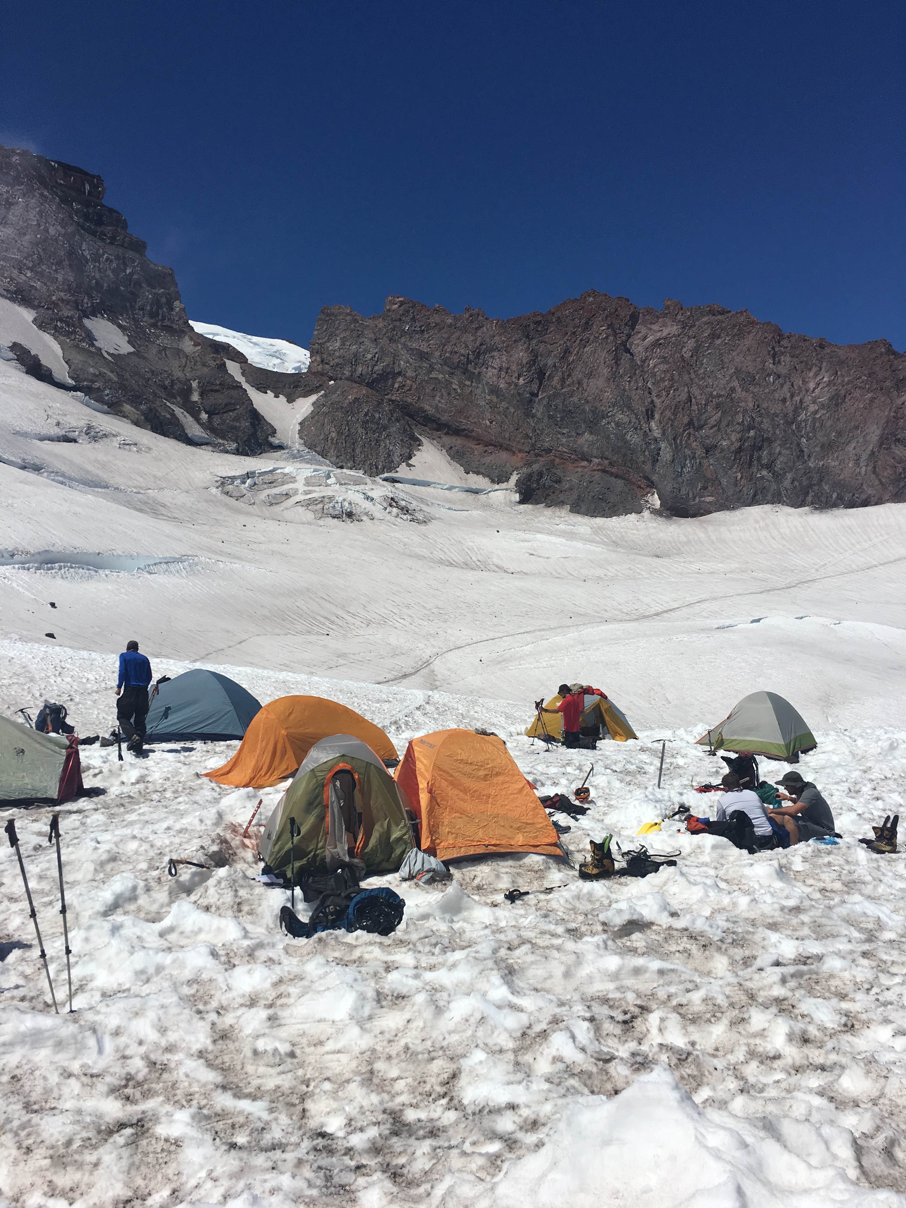 Camper submitted image from Camp Muir — Mount Rainier National Park - 5