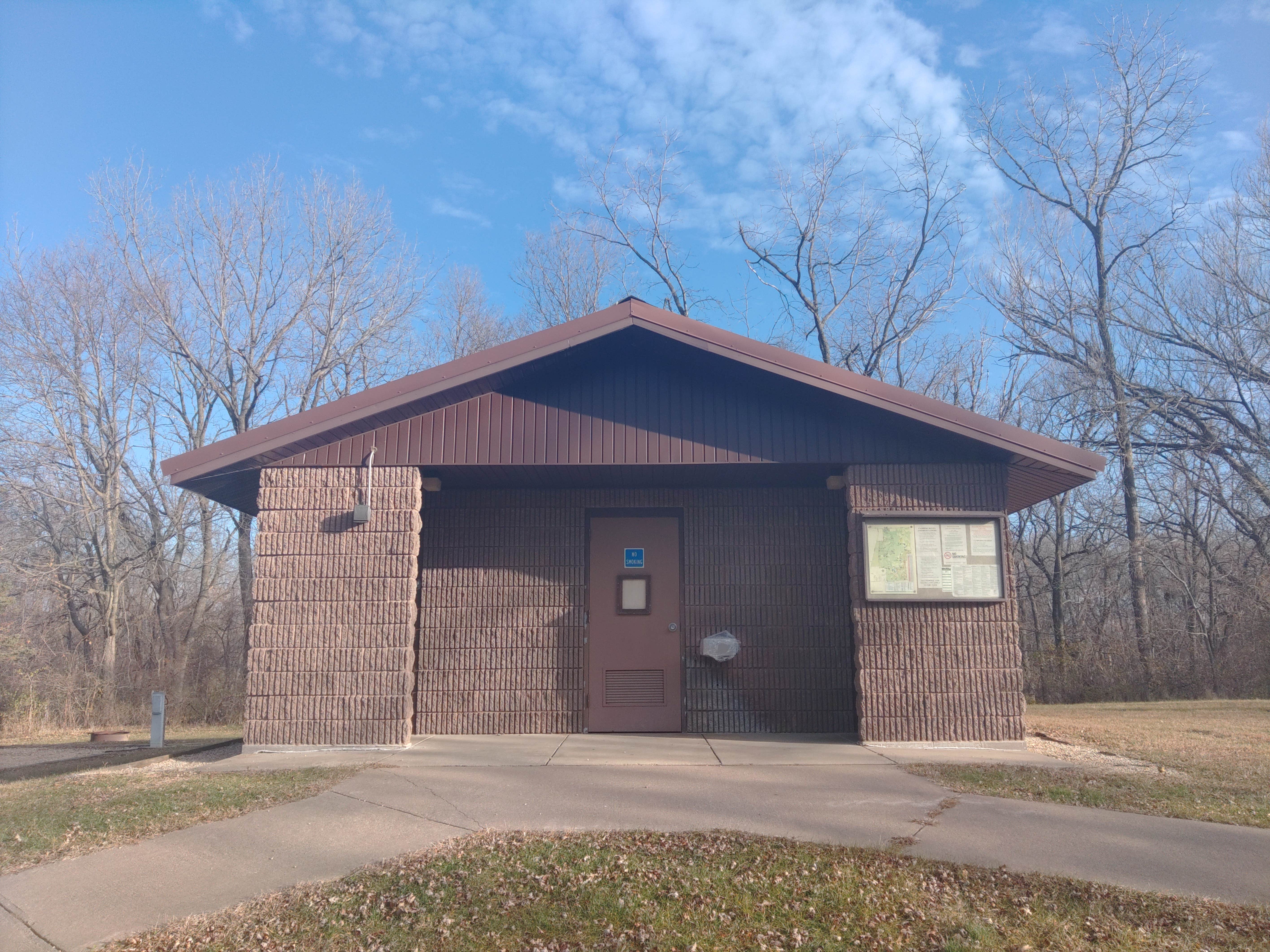 James M.'s photo of glamping accommodations at Wilderness Campground, Scott County Park near Illinois City, IL