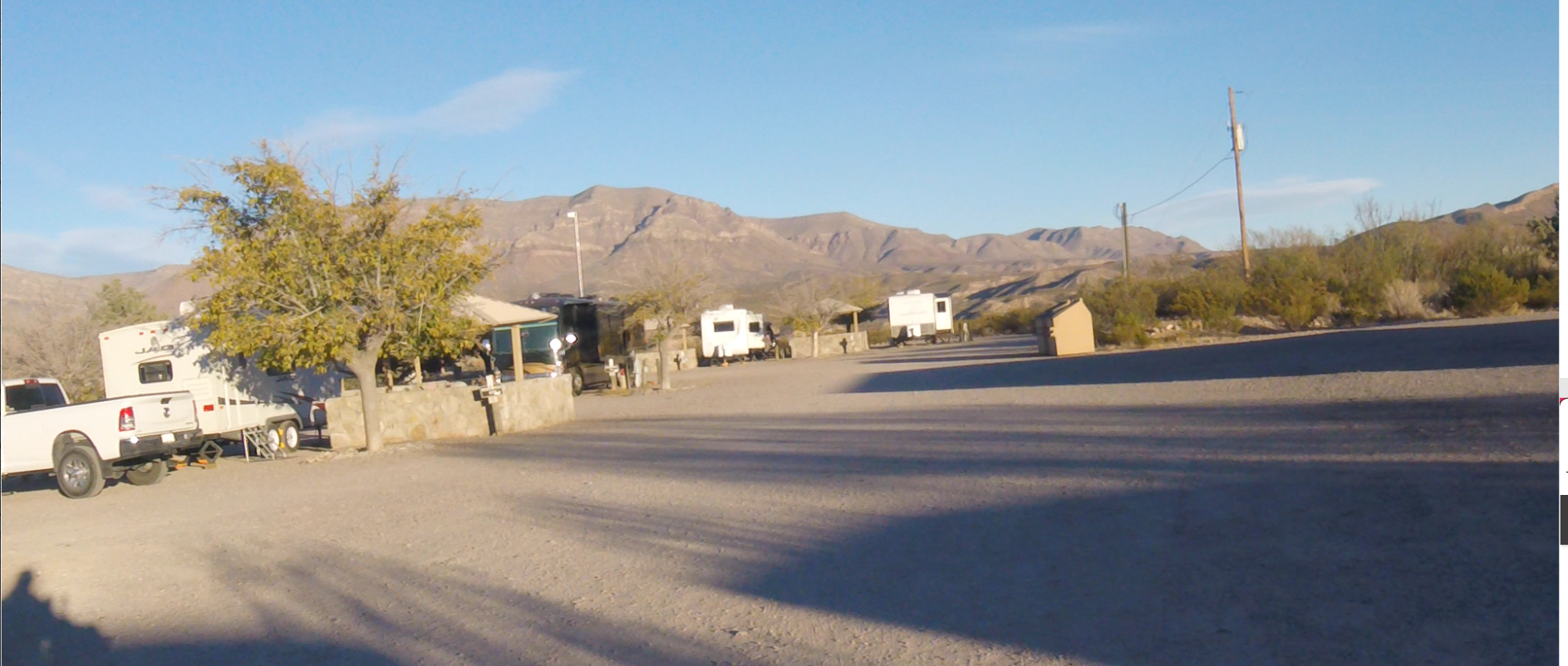 Butch K.'s photo of rv camping at Appaloosa Campground — Caballo Lake State Park near Elephant Butte, NM