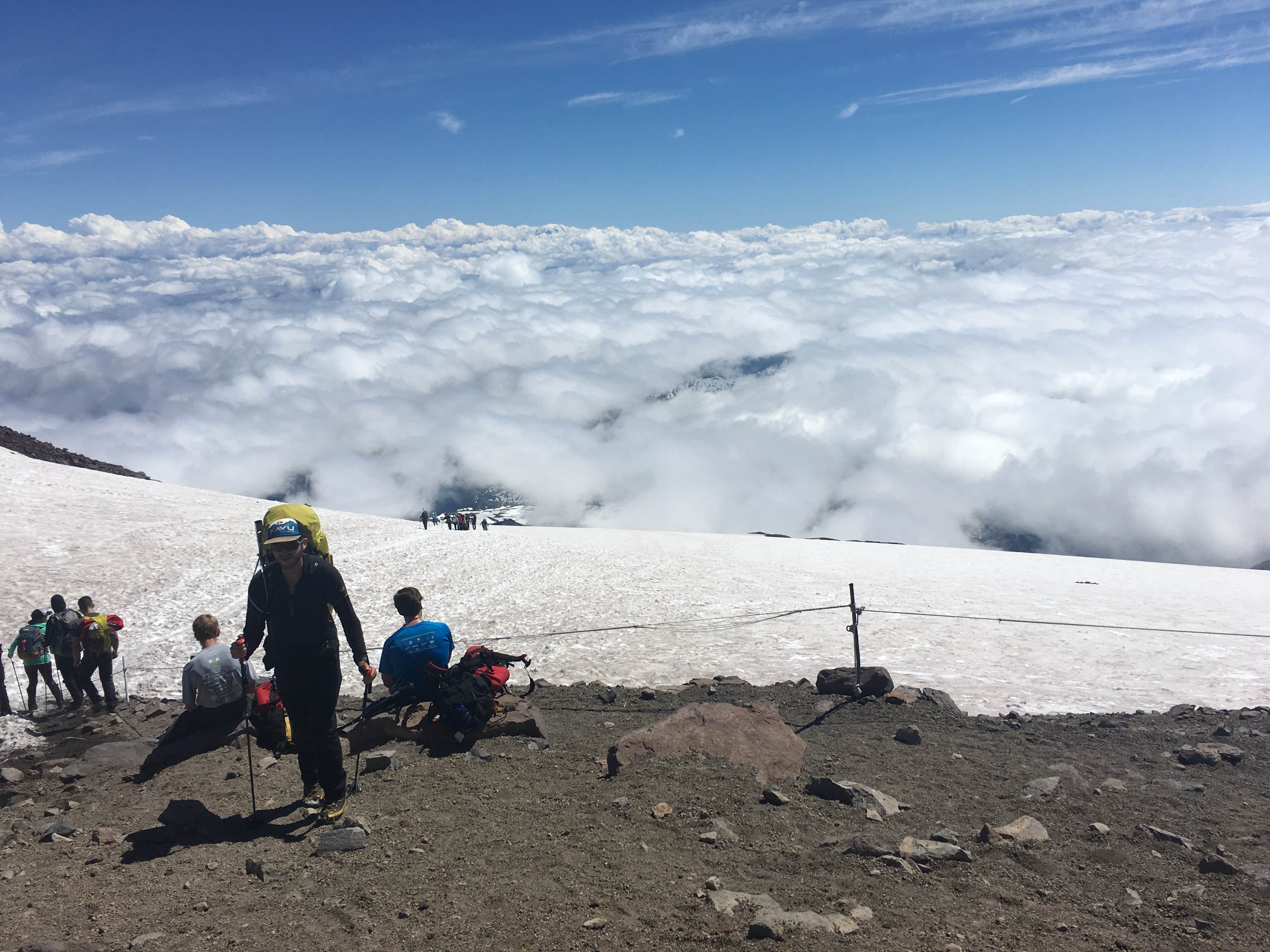 Camper-submitted photo at Camp Muir — Mount Rainier National Park near White Pass, WA