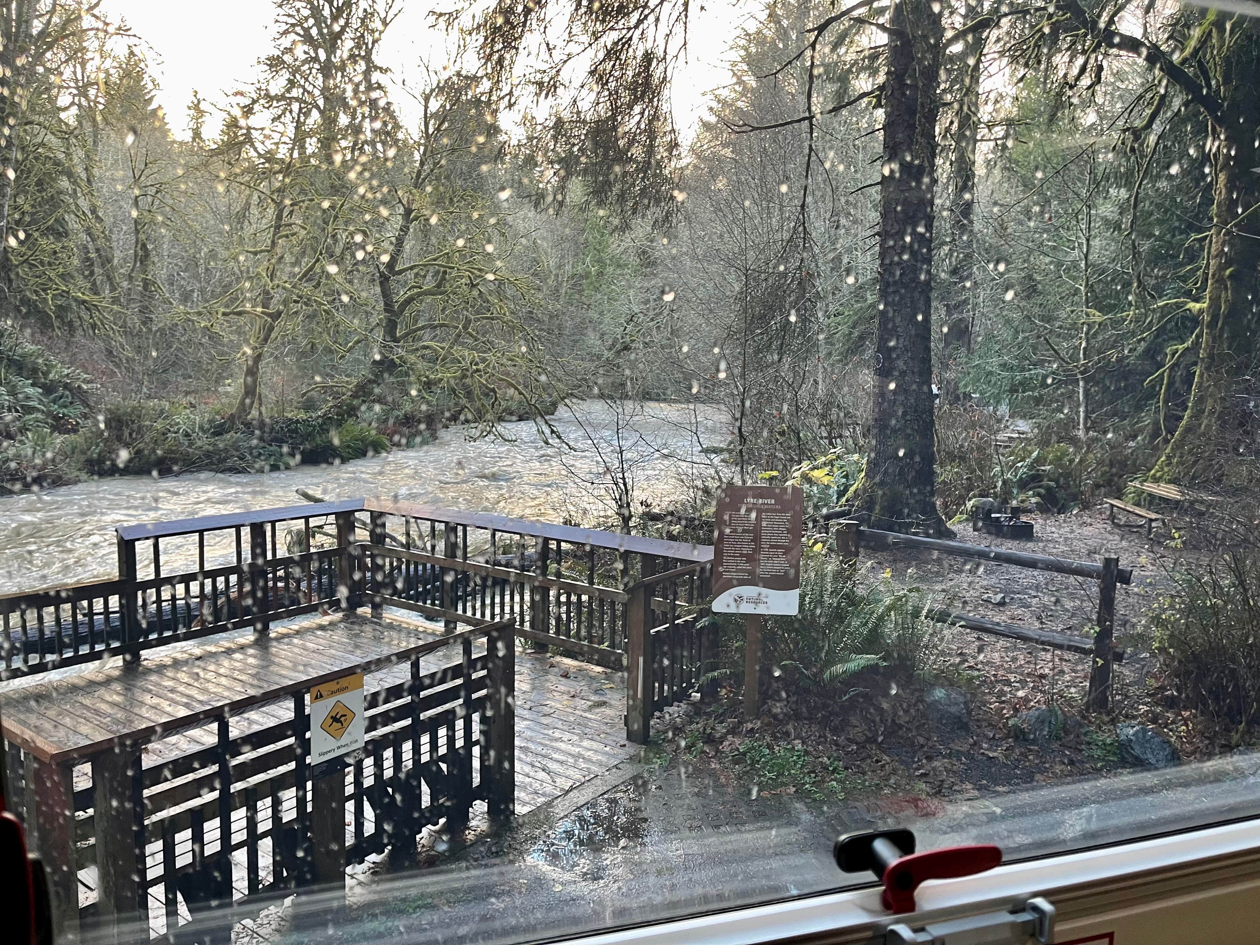 Camper-submitted photo at Lyre River- State Forest near Sekiu, WA