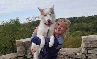 carson O.'s photo of camping with pets at Winterset City Park near Des Moines, IA
