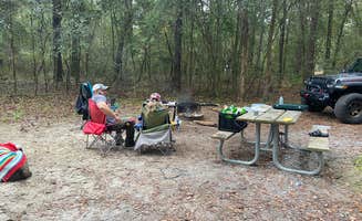 kaitlyn L.'s photo of tent camping at Jennings State Forest Hammock Campground near Folkston, GA