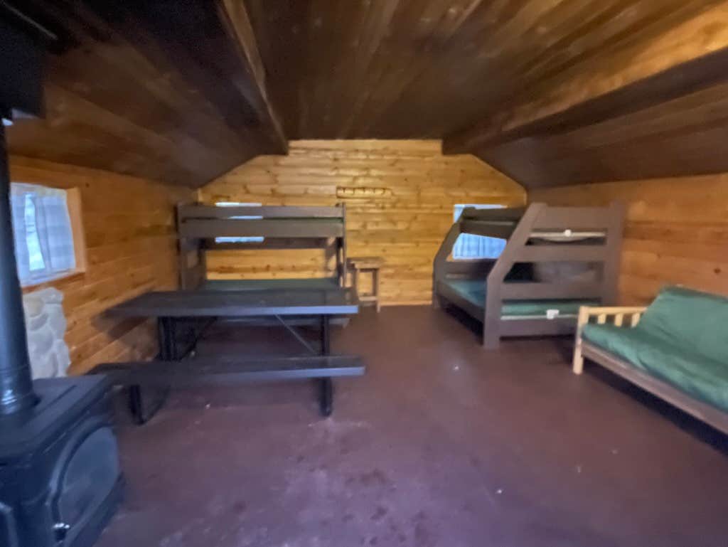 Eileen S.'s photo of glamping accommodations at North Michigan Campground — State Forest State Park near Rocky Mountain National Park