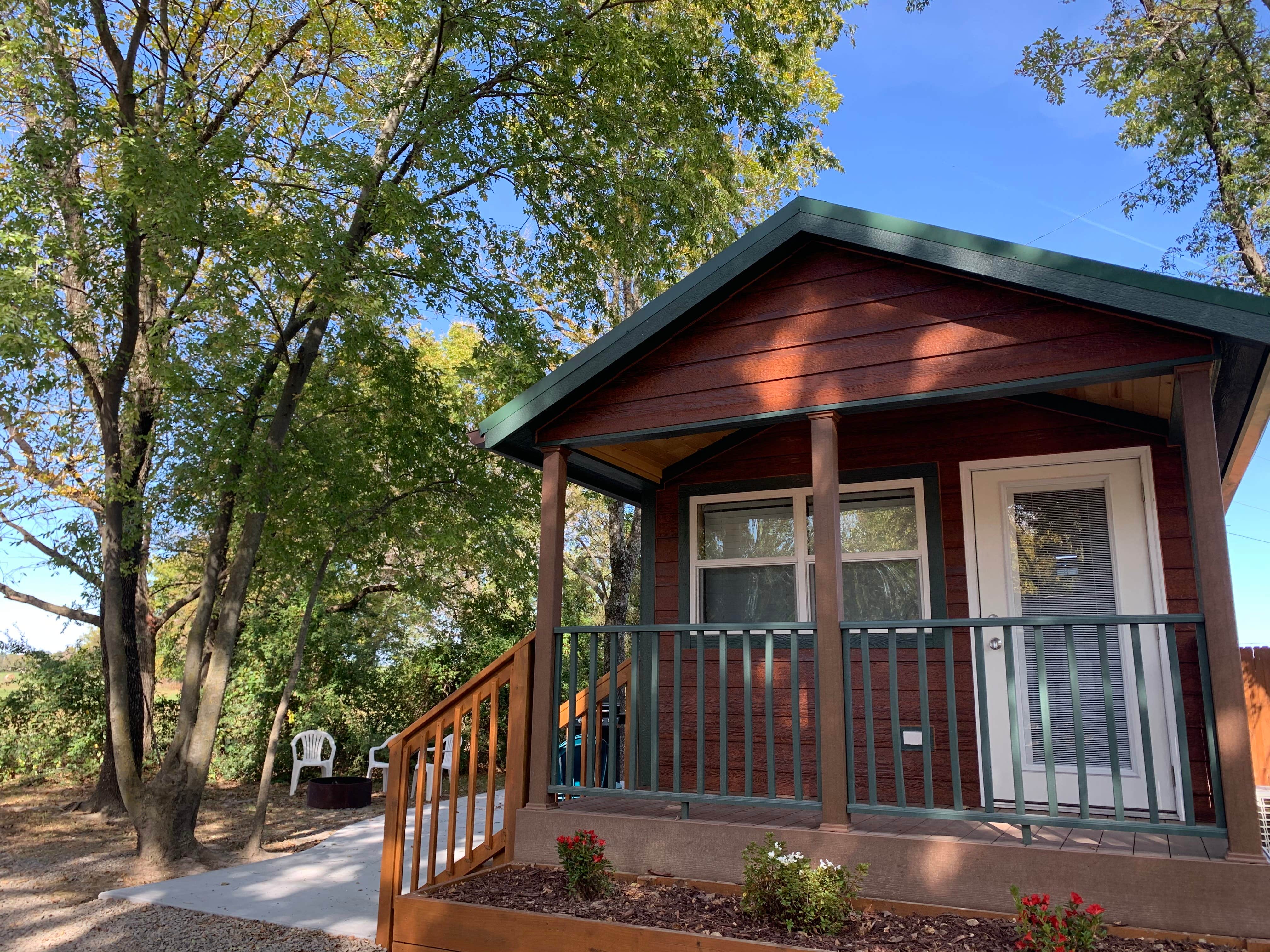 Kevin M.'s photo of glamping accommodations at Sallisaw-Fort Smith West KOA near Braggs, OK