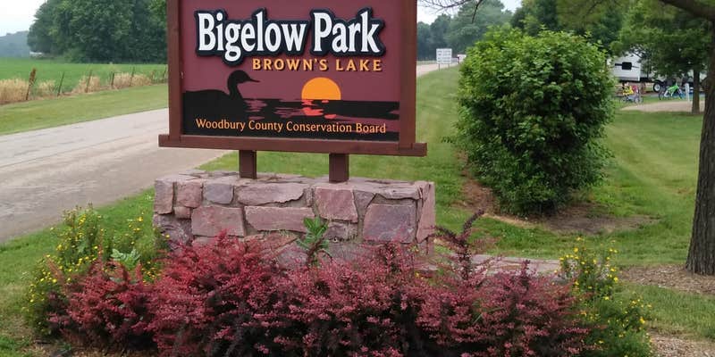 Camper submitted image from Browns Lake Bigelow Park Woodbury County Park