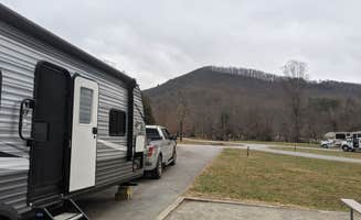 Charli R.'s photo of rv camping at Stone Mountain State Park Campground near Laurel Springs, NC