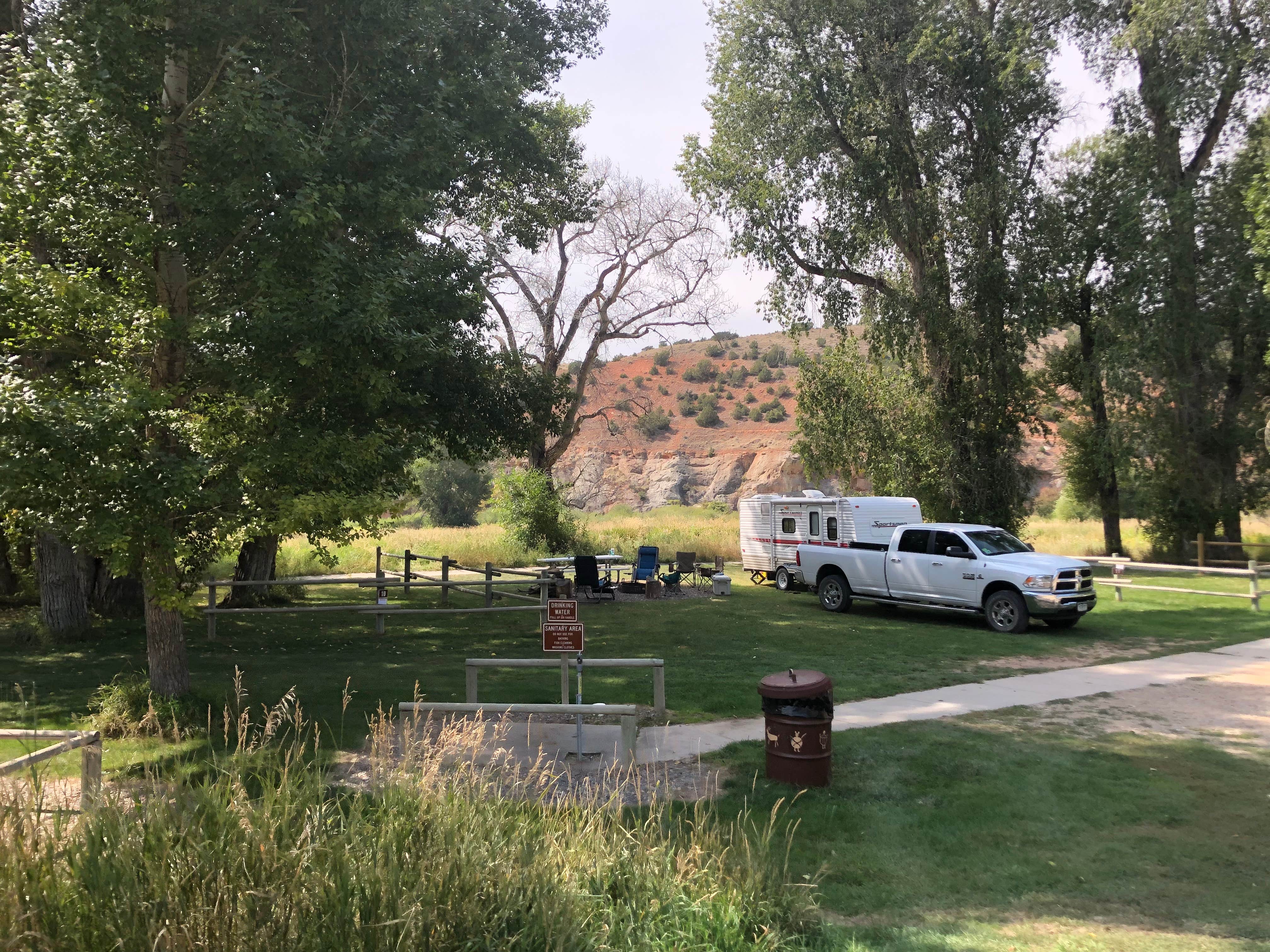 N I.'s photo of rv camping at Medicine Lodge Archaelogical Site Campground near Greybull, WY