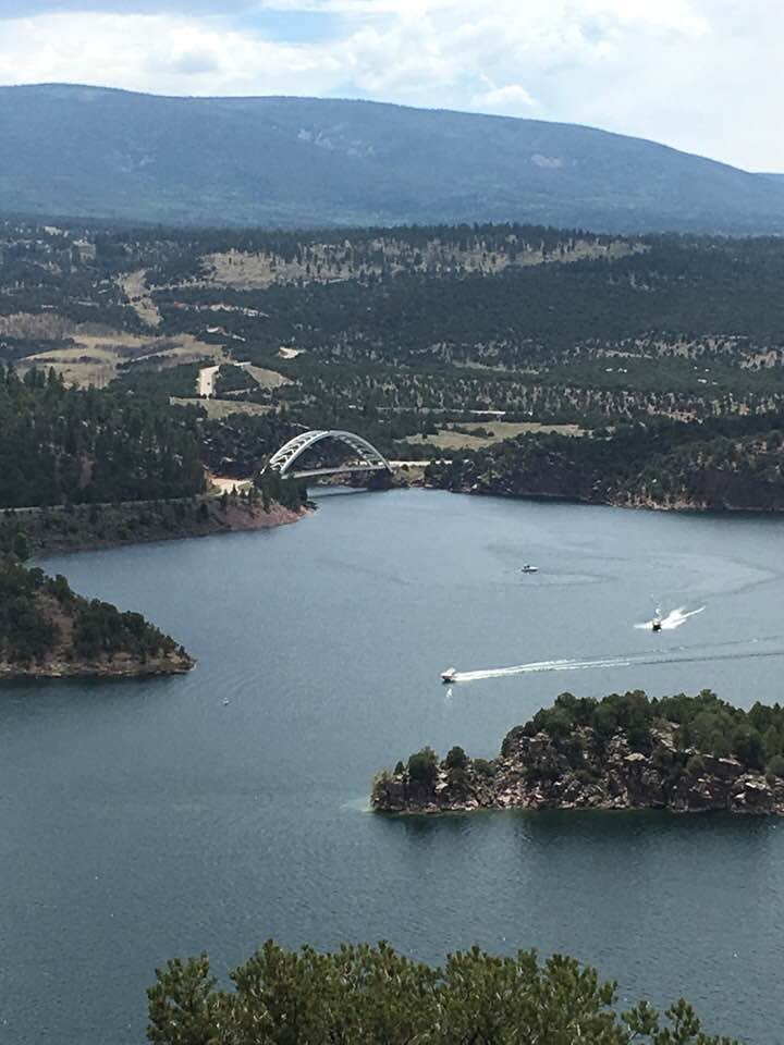 The lake