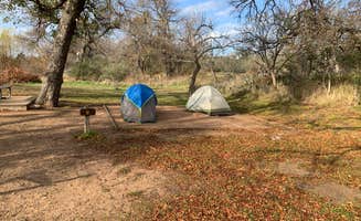 Chris H.'s photo of tent camping at Moss Lake Area — Enchanted Rock State Natural Area near Horseshoe Bay, TX