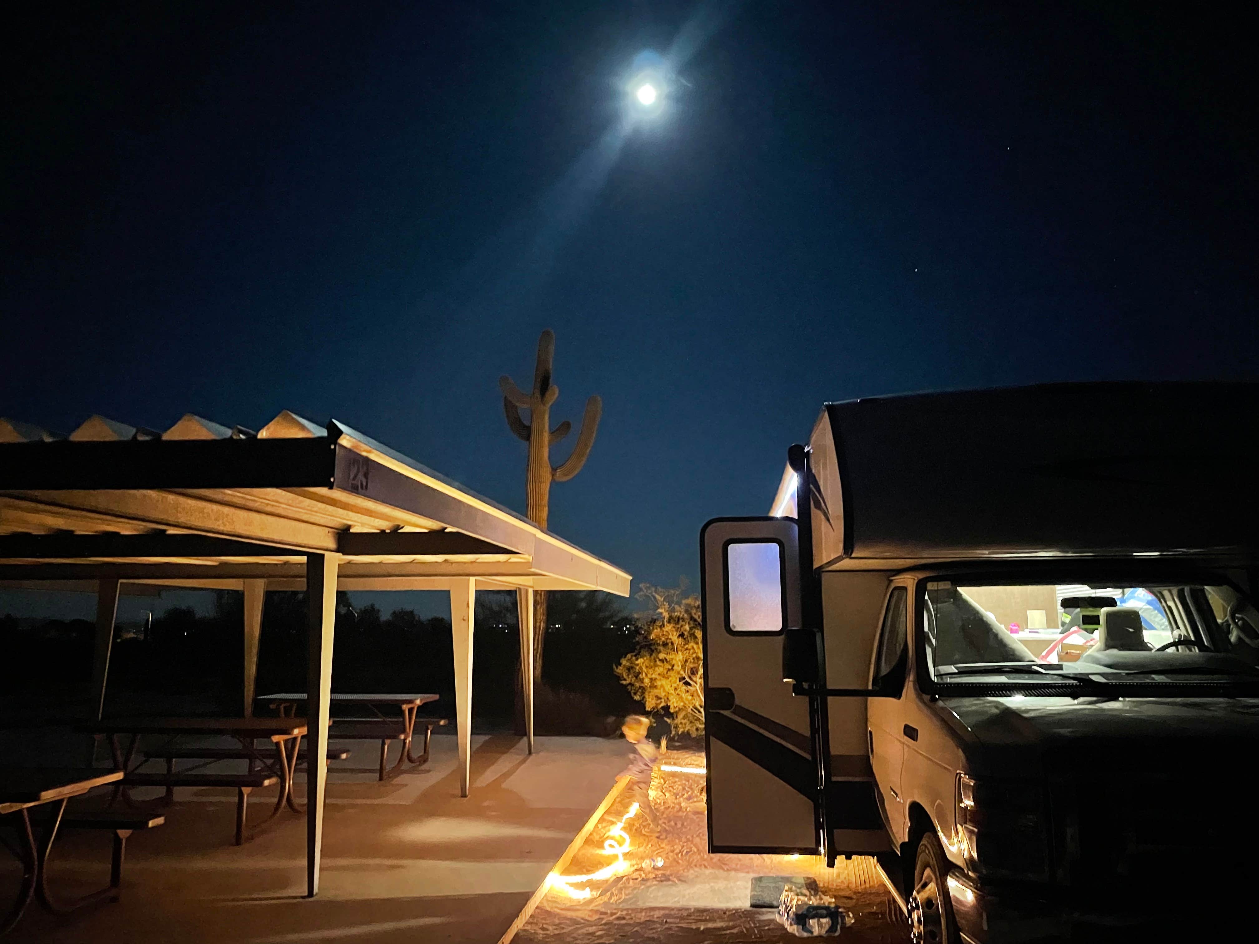 Christopher A.'s photo of rv camping at West Pinal County Park near Gila Bend, AZ