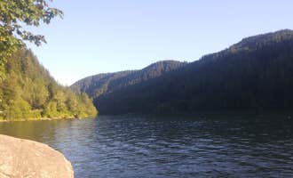 Camping near Mount Hood National Forest Lockaby Campground - TEMP CLOSED DUE TO FIRE DAMAGE: Clackamas River RV Park, Estacada, Oregon