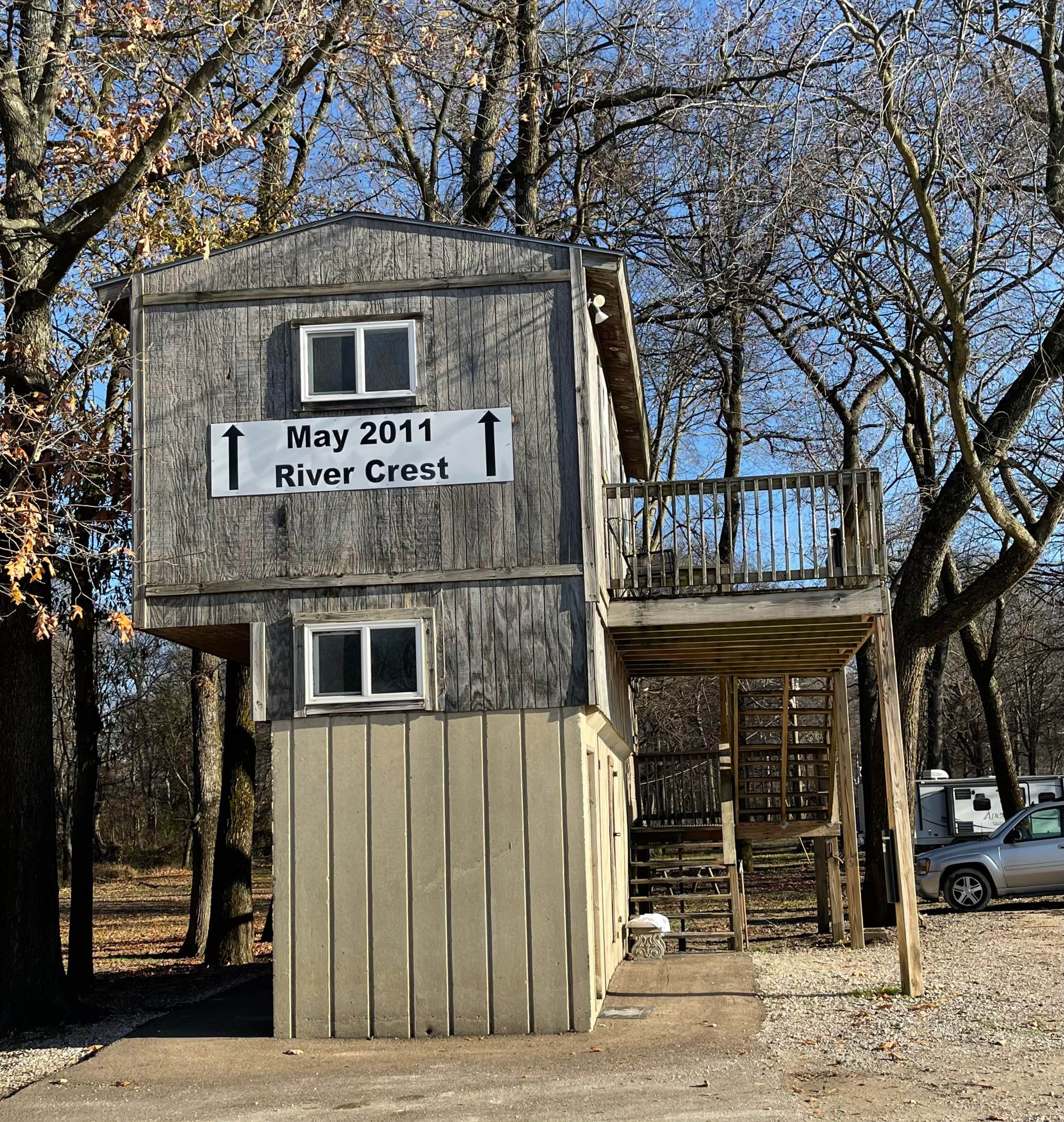 Jen K.'s photo of a cabin at Tom Sawyer's RV Park near Arlington, TN