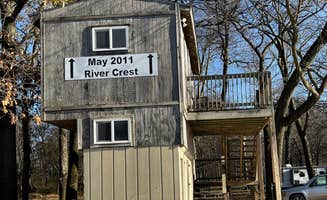 Jen K.'s photo of a cabin at Tom Sawyer's RV Park near Osceola, AR