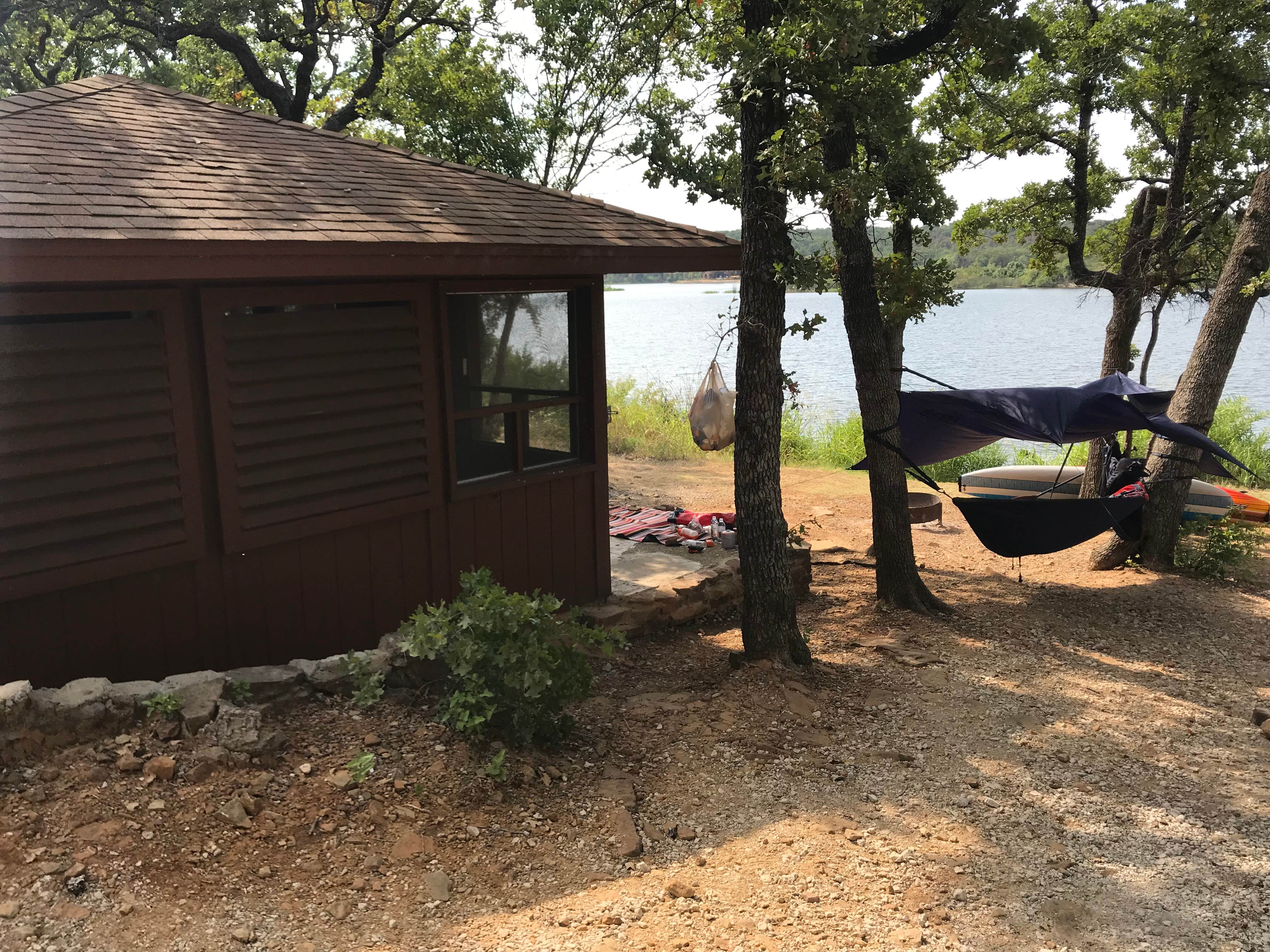 Ana A.'s photo of glamping accommodations at Cross Timbers — Lake Mineral Wells State Park near Bridgeport, TX