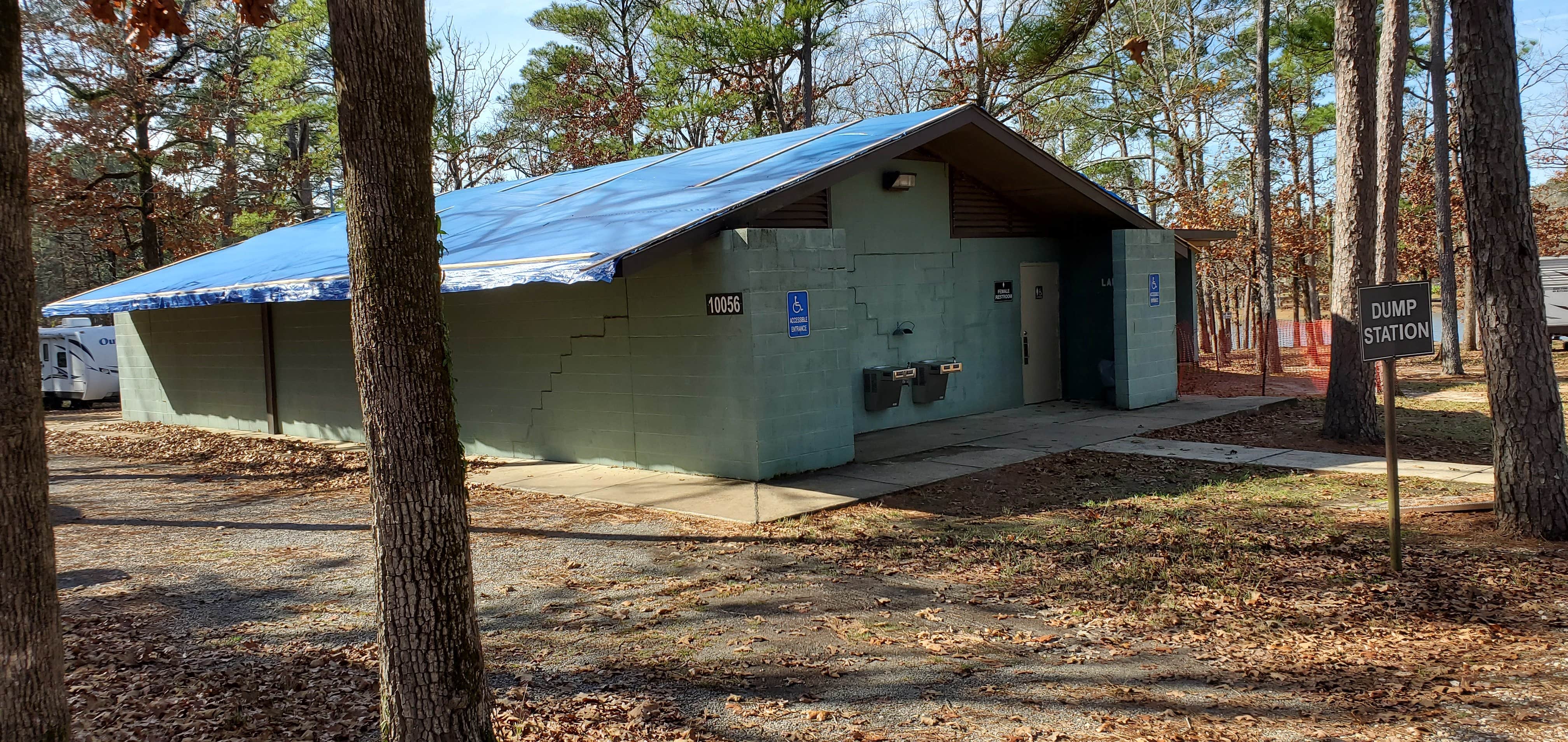 Conrad V.'s photo of glamping accommodations at Toledo Bend Recreation Site - MILITARY near Steinhagen Lake