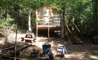Tanya B.'s photo of a cabin at Shoestring Creek Campground near Bulls Gap, TN