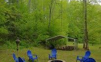 Tanya B.'s photo of tent camping at Shoestring Creek Campground near Kodak, TN