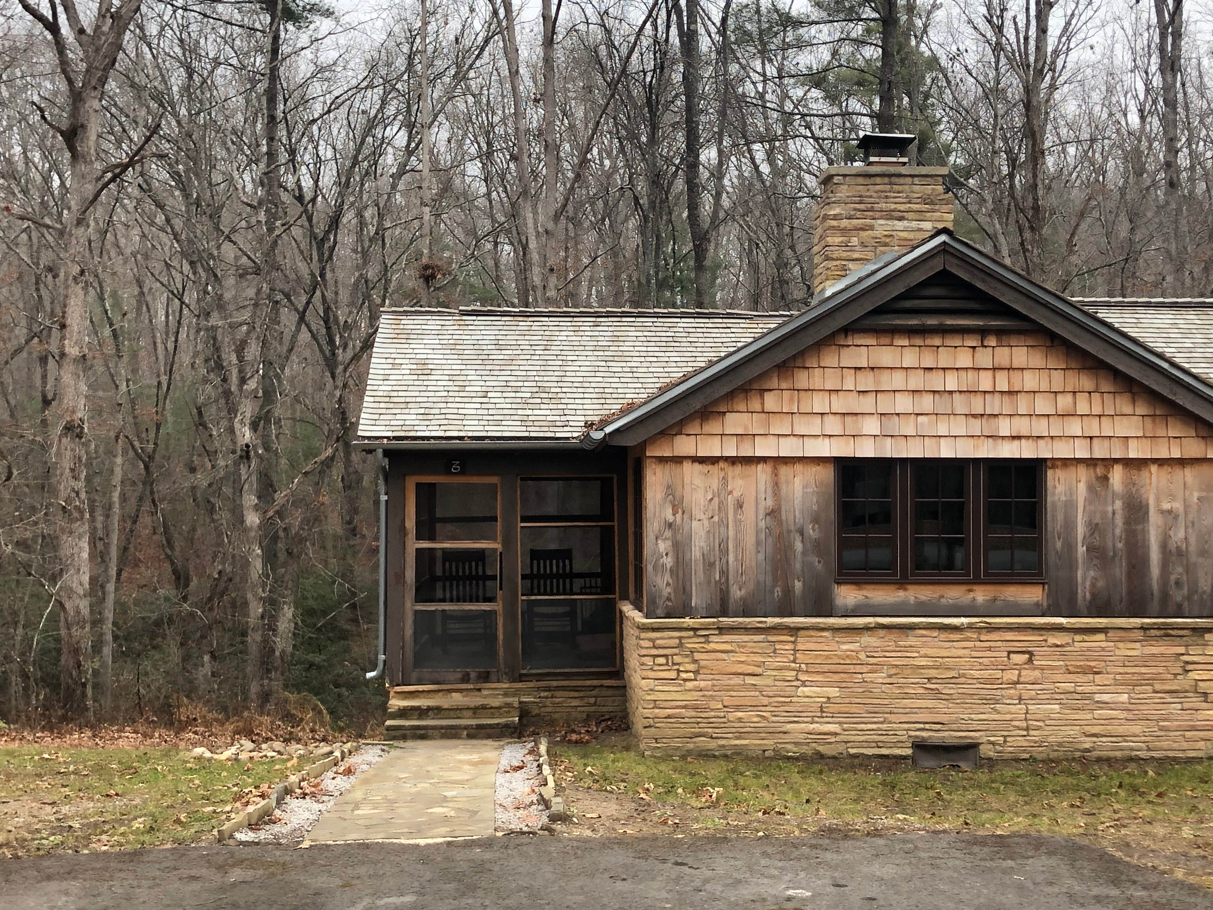 N I.'s photo of glamping accommodations at Cumberland Mountain State Park Campground near Crab Orchard, TN