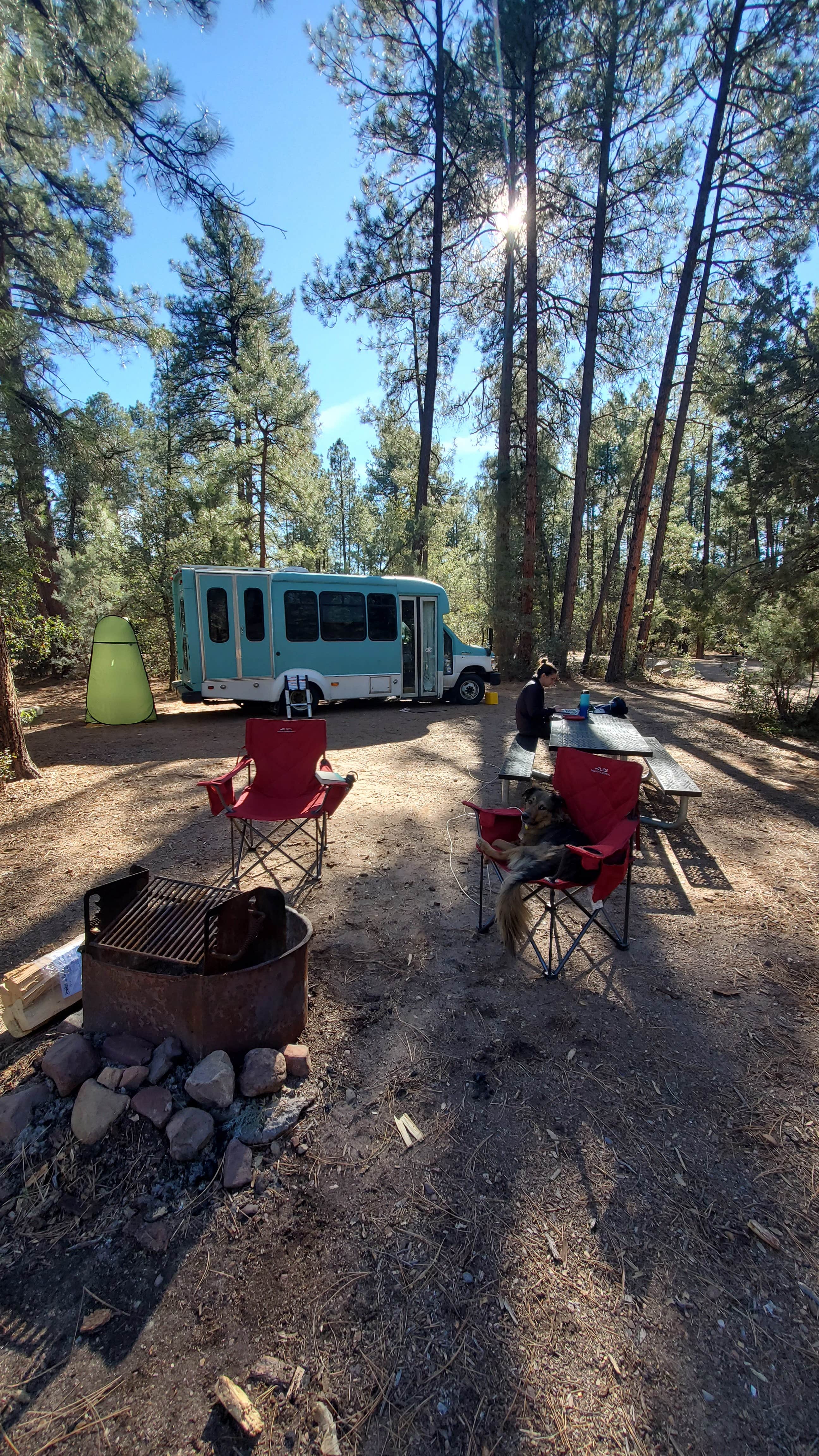Connor N.'s photo of rv camping at Timber Camp Recreation Area and Group Campgrounds near Globe, AZ