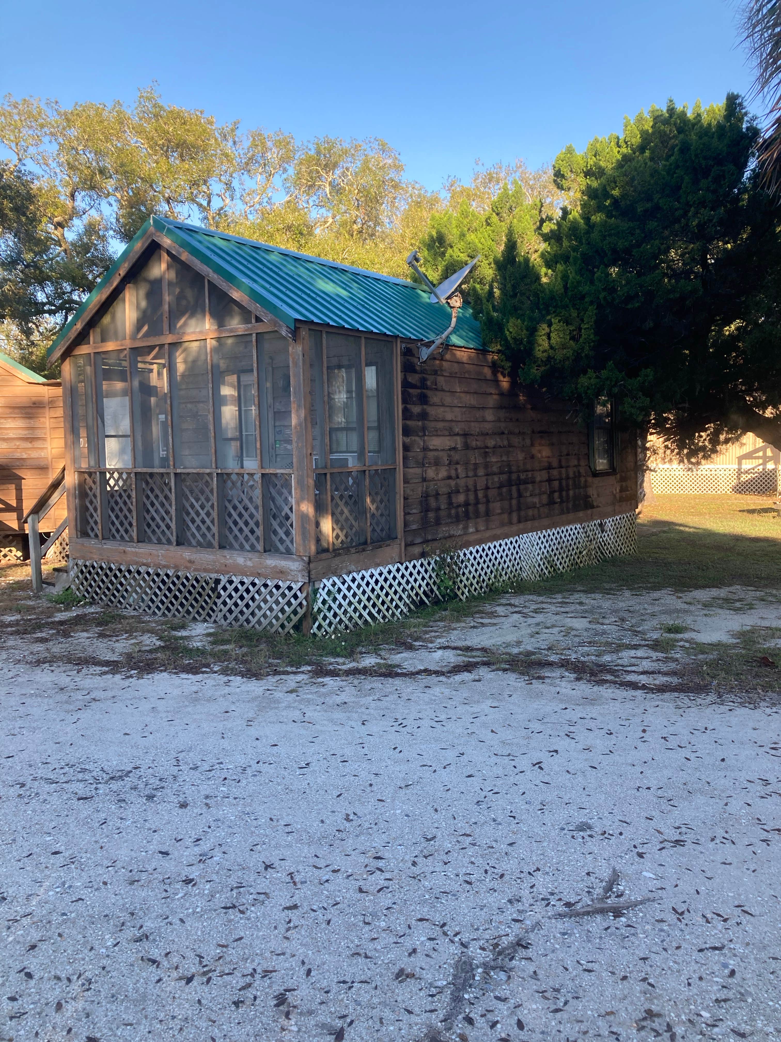 Wendy T.'s photo of glamping accommodations at Indian Pass Campground near Mexico Beach, FL