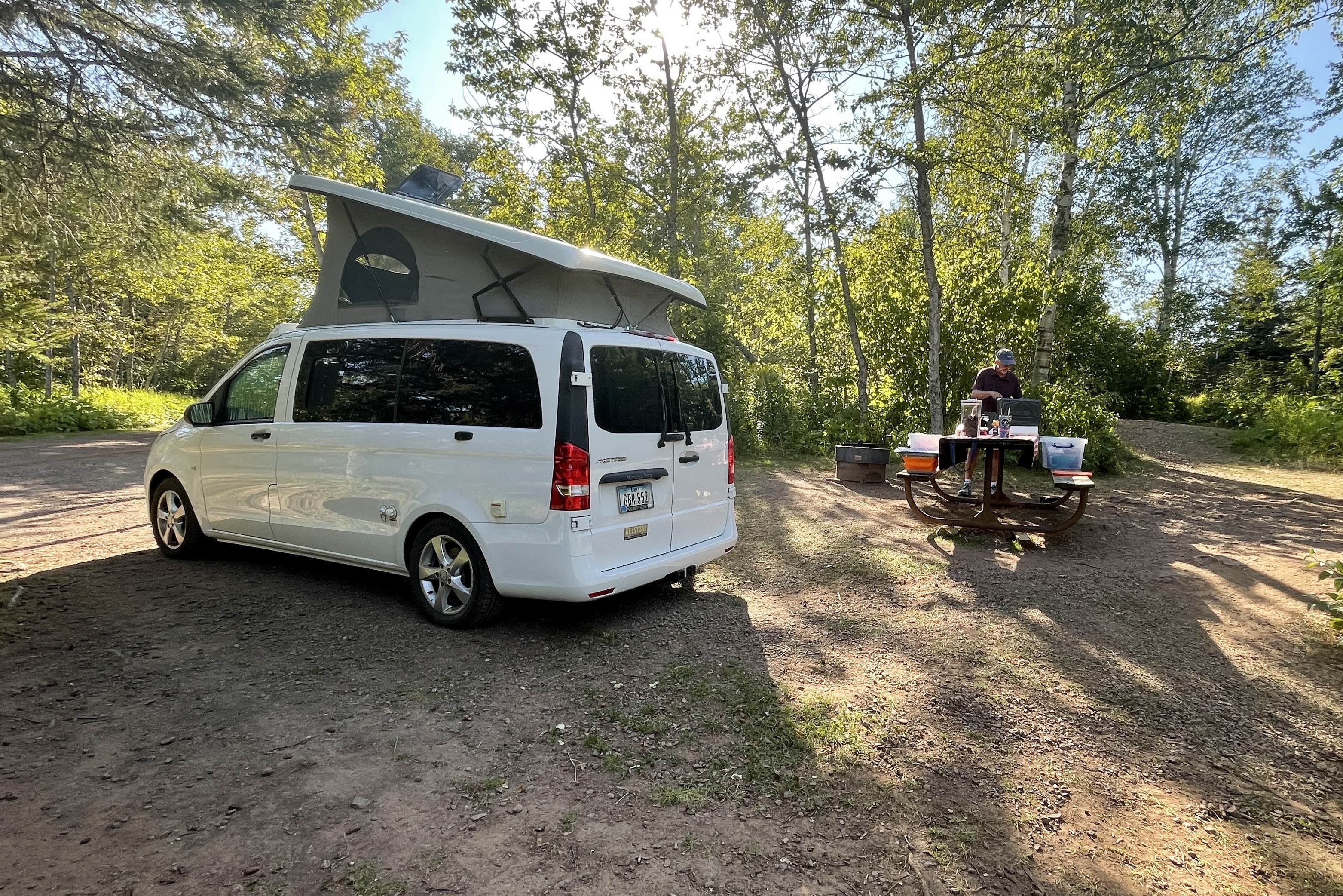 Lee D.'s photo of rv camping at Gooseberry Falls State Park Campground near Silver Bay, MN