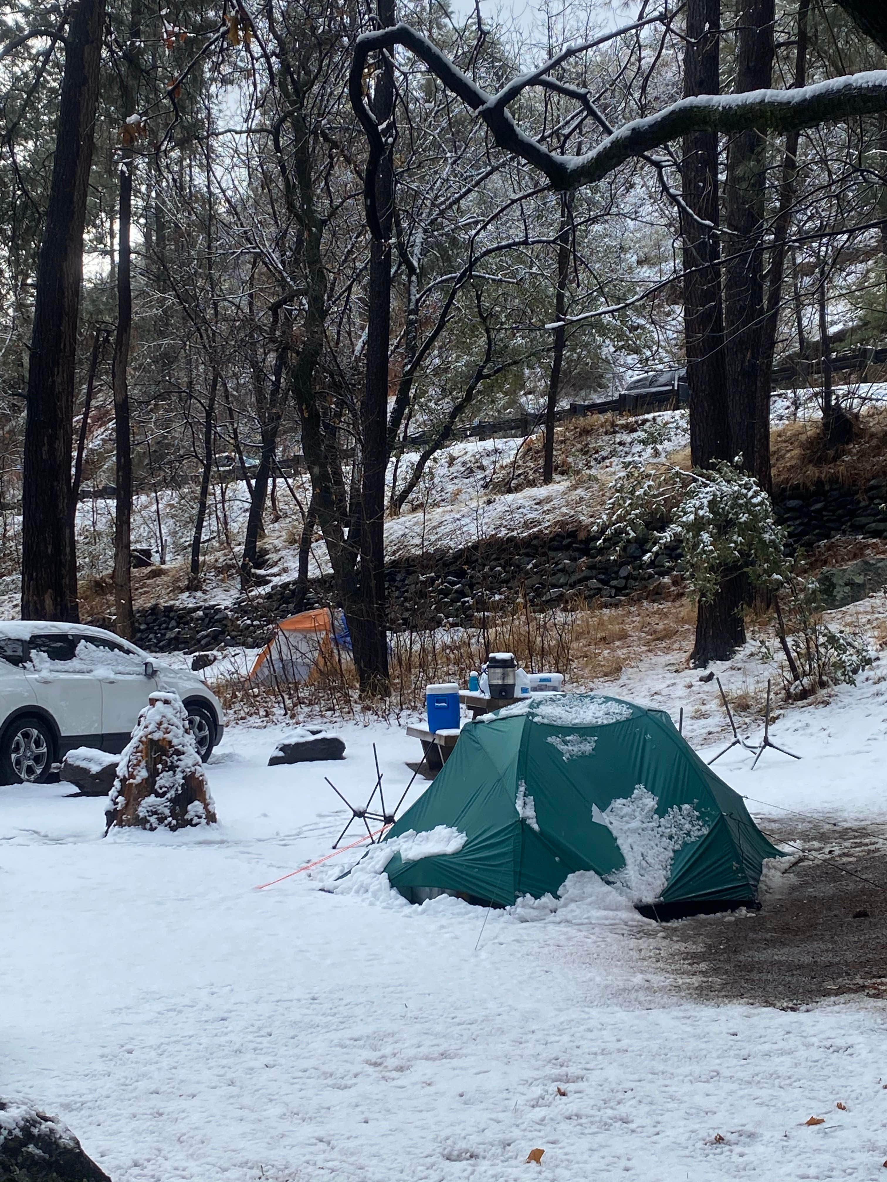 Bria O.'s photo of tent camping at Manzanita Campground near Paulden, AZ