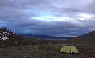 Gillian H.'s photo of tent camping at Backcountry Unit 13: Mount Eielson — Denali National Park in Alaska