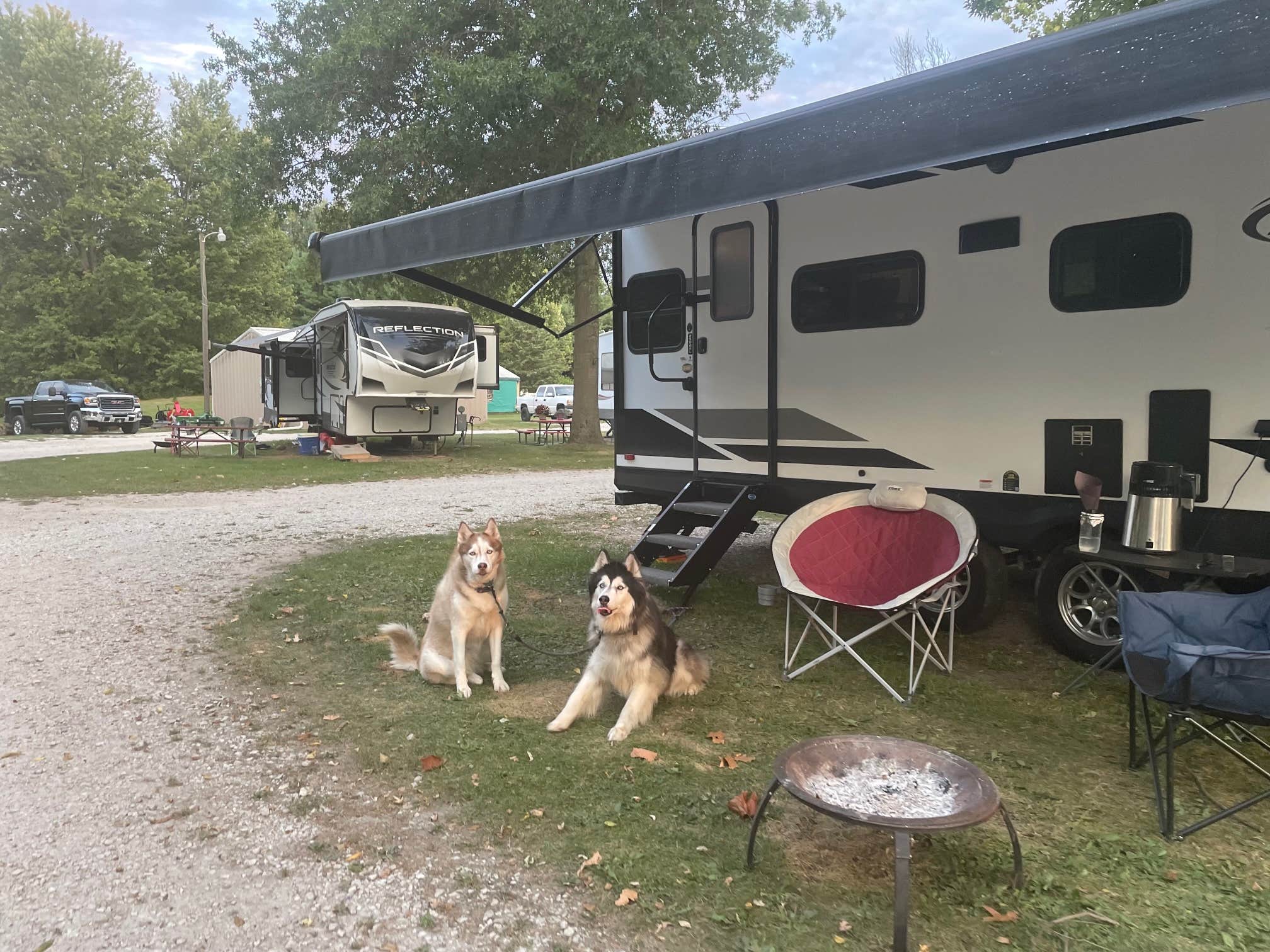 Shannon K.'s photo of camping with pets at Geneseo Campground near Bettendorf, IA