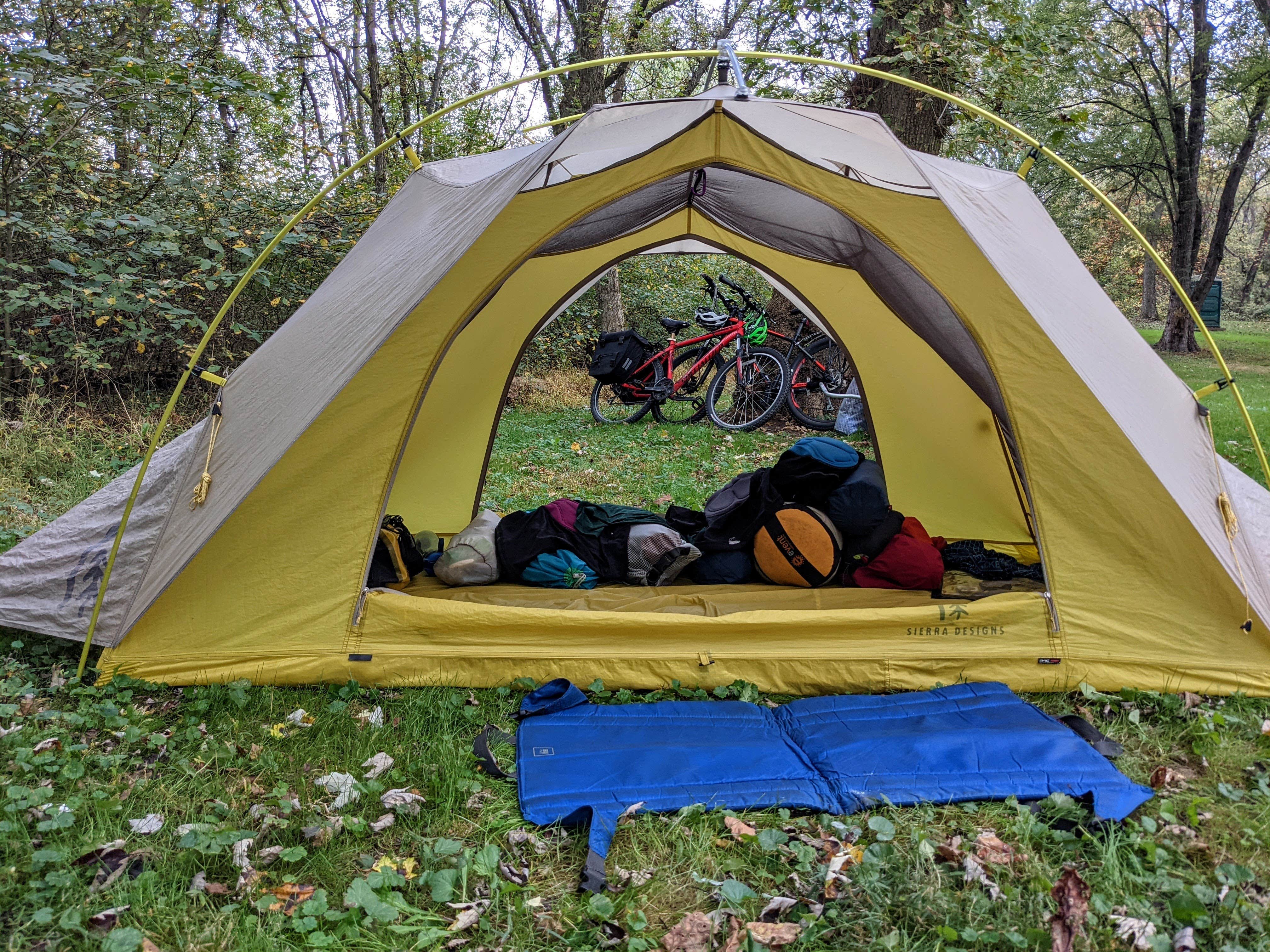 Shari  G.'s photo of tent camping at Irons Mountain Hiker-biker Overnight Campsite — Chesapeake and Ohio Canal National Historical Park near High View, WV