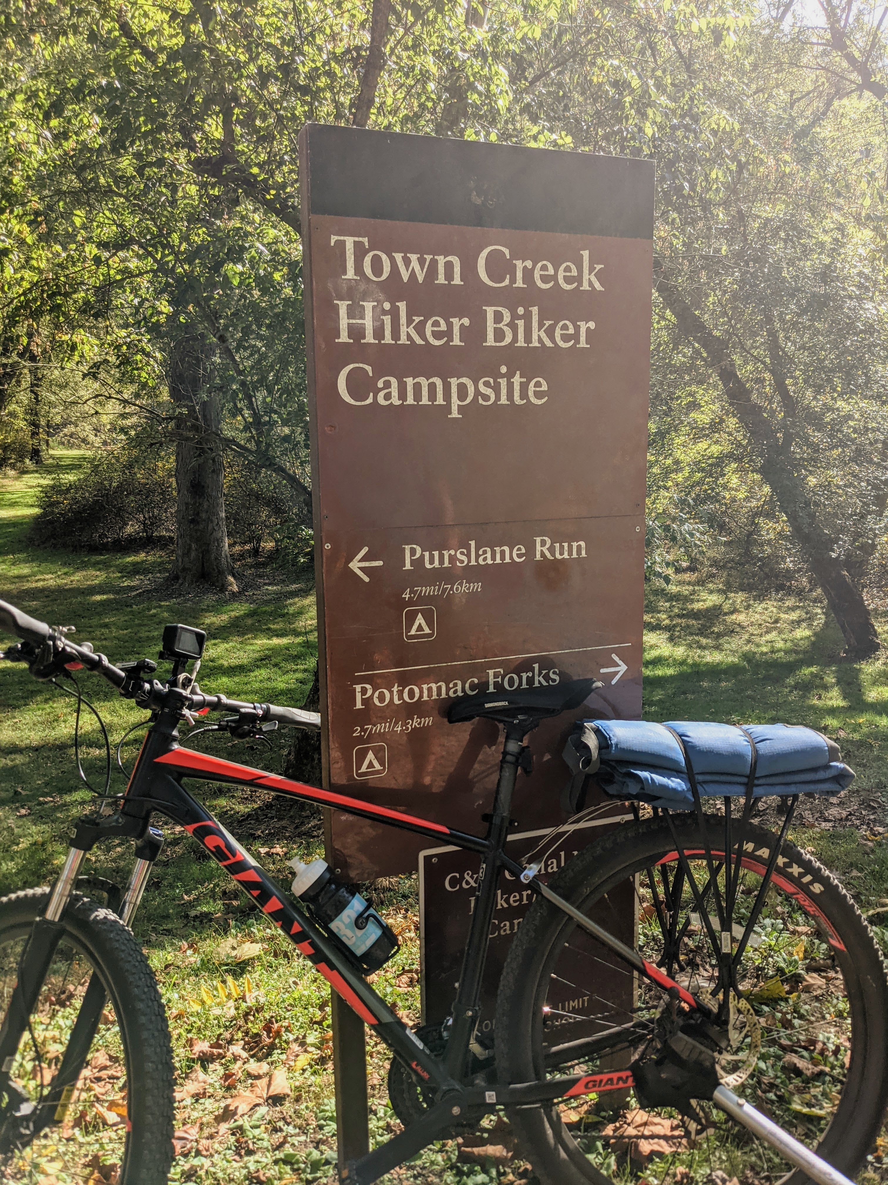 Camper submitted image from Town Creek Hiker-biker Overnight Campsite — Chesapeake and Ohio Canal National Historical Park - 4