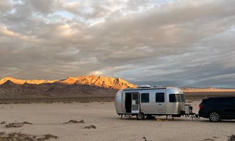 Camping near Afton Canyon Campground: Silurian Dry Lake Bed, Baker, California