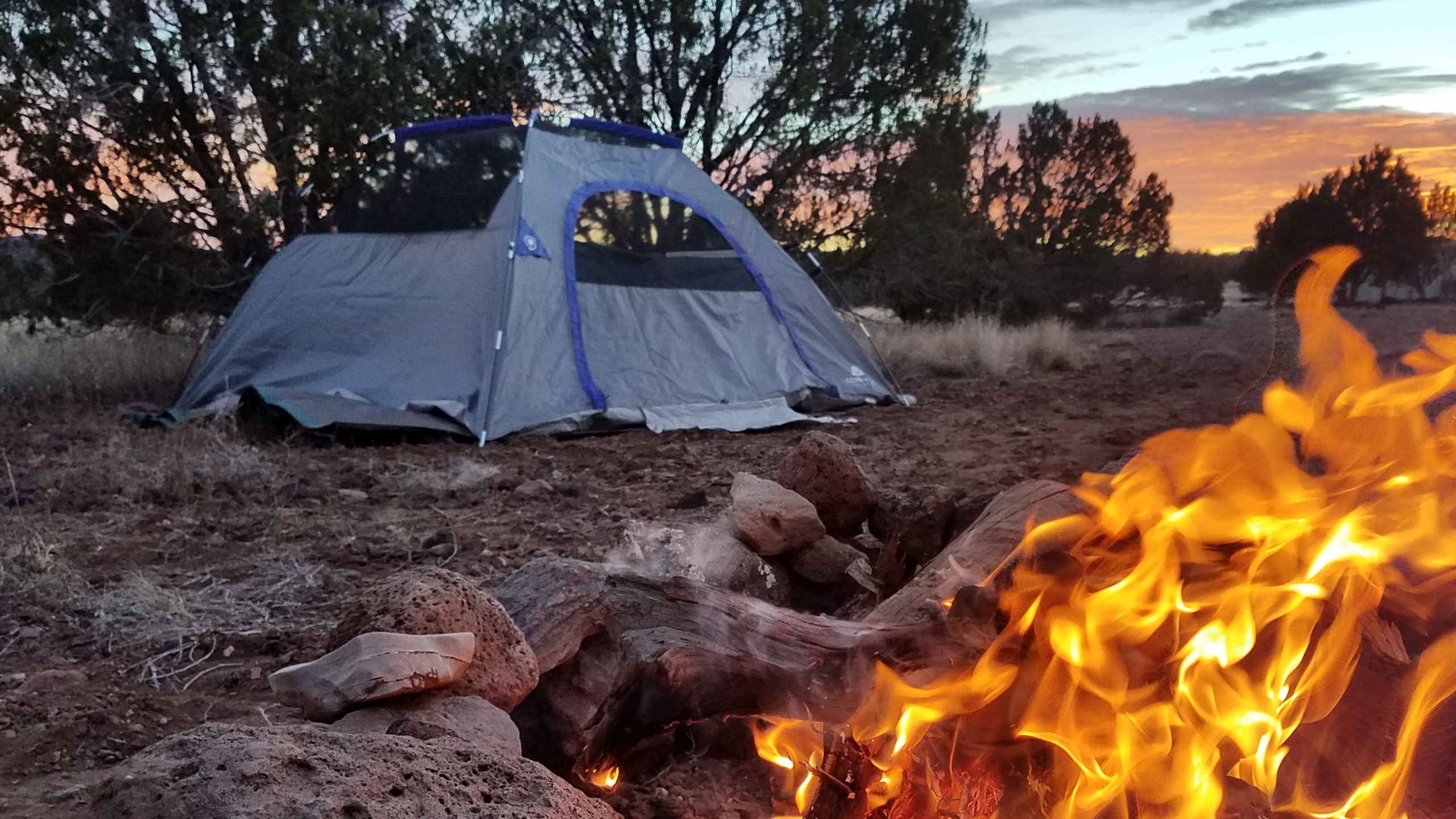 Camping near B-Rad Ranch: A Spark in the Dark, Seligman, Arizona