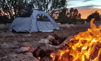 Camping near B-Rad Ranch: A Spark in the Dark, Seligman, Arizona