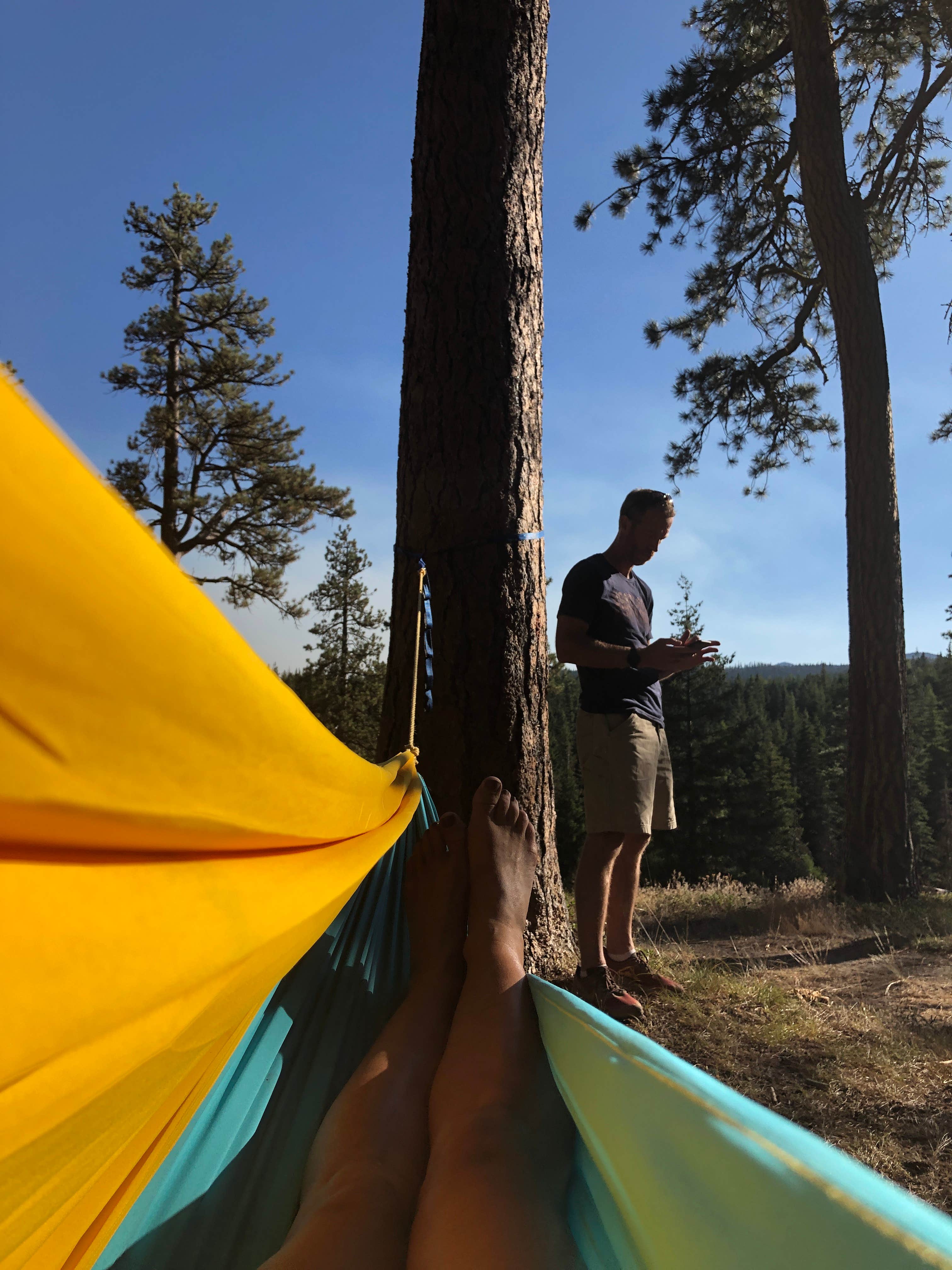 Stephanie Z.'s photo of tent camping at Pebble Ford Campground near White Salmon, WA