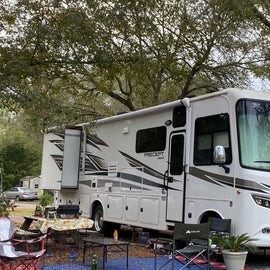 Really great pull-through and park sites for RV'ers