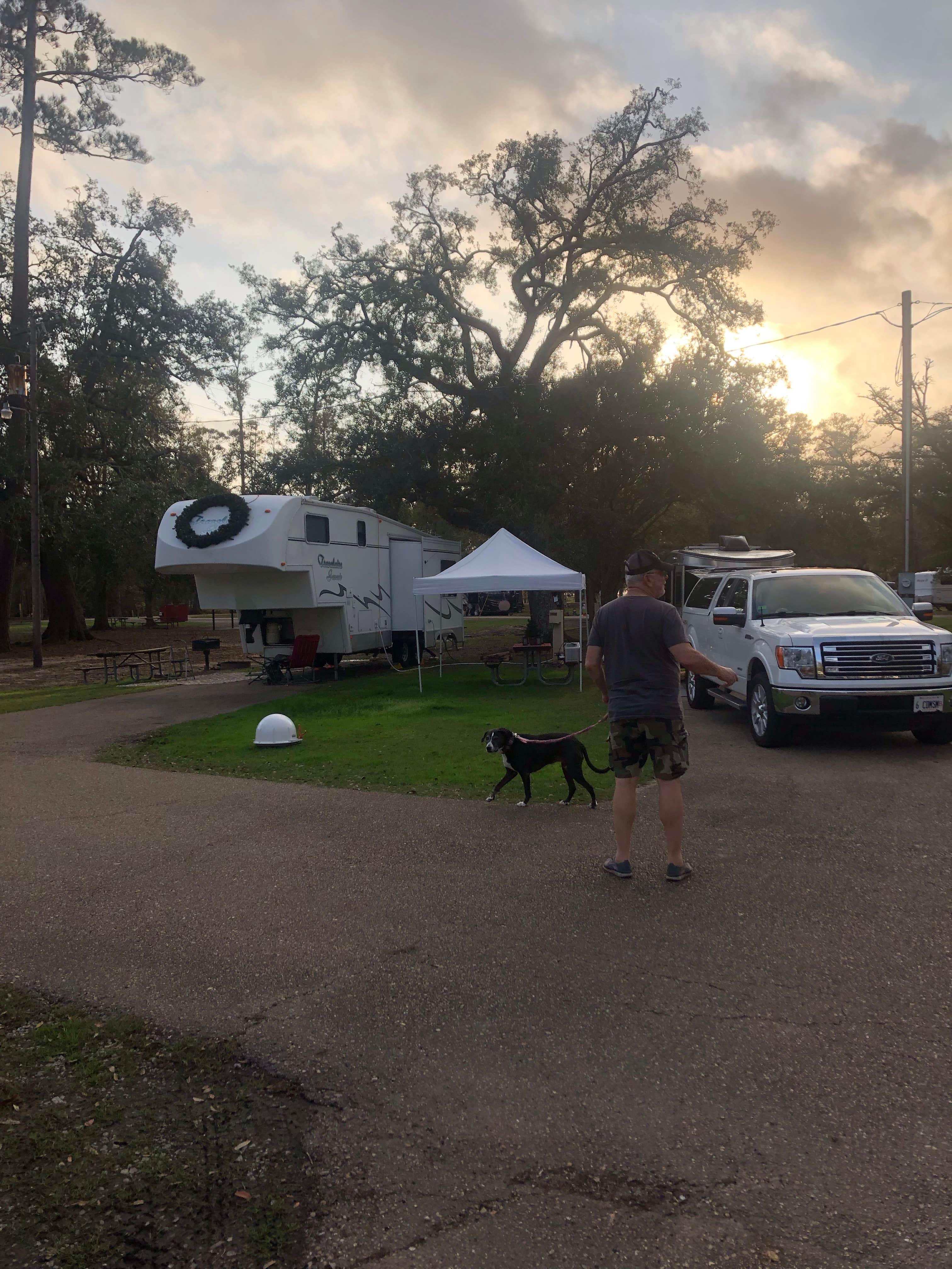 wendy's photo of camping with pets at Fontainebleau State Park Campground near Laplace, LA