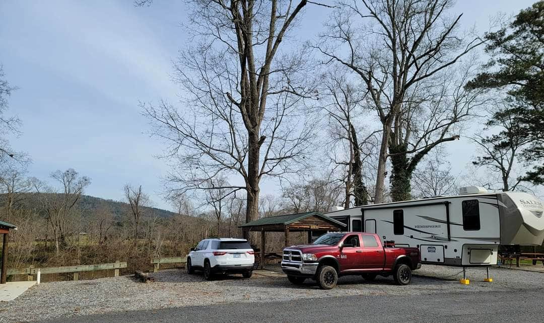 Camper-submitted photo at Lock and Dam / Coosa River County Park near Cave Spring, GA